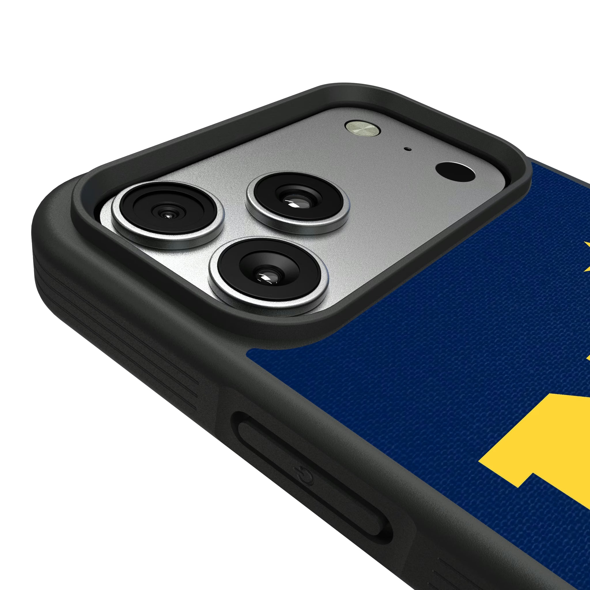 United State Naval Academy Midshipmen Personalized Stripe iPhone Bump Phone Case for Apple iPhone - Detail#Device_iPhone 17 Pro Max
