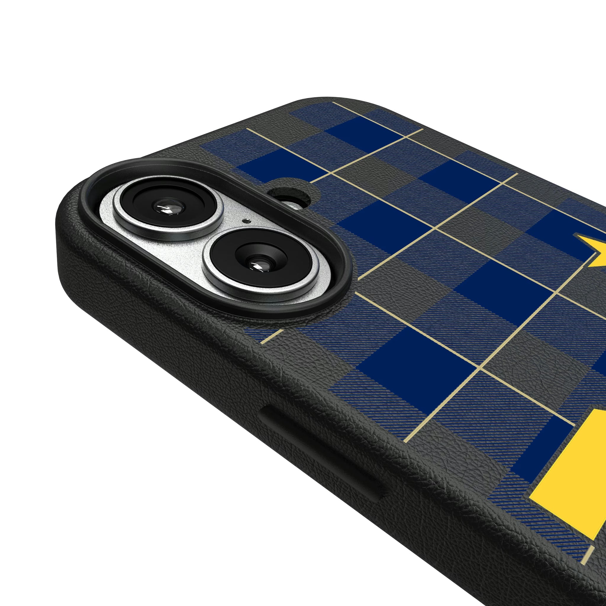 United State Naval Academy Midshipmen Plaid iPhone MagSafe Compatible Phone Case for Apple iPhone - Detail#Device_iPhone 17