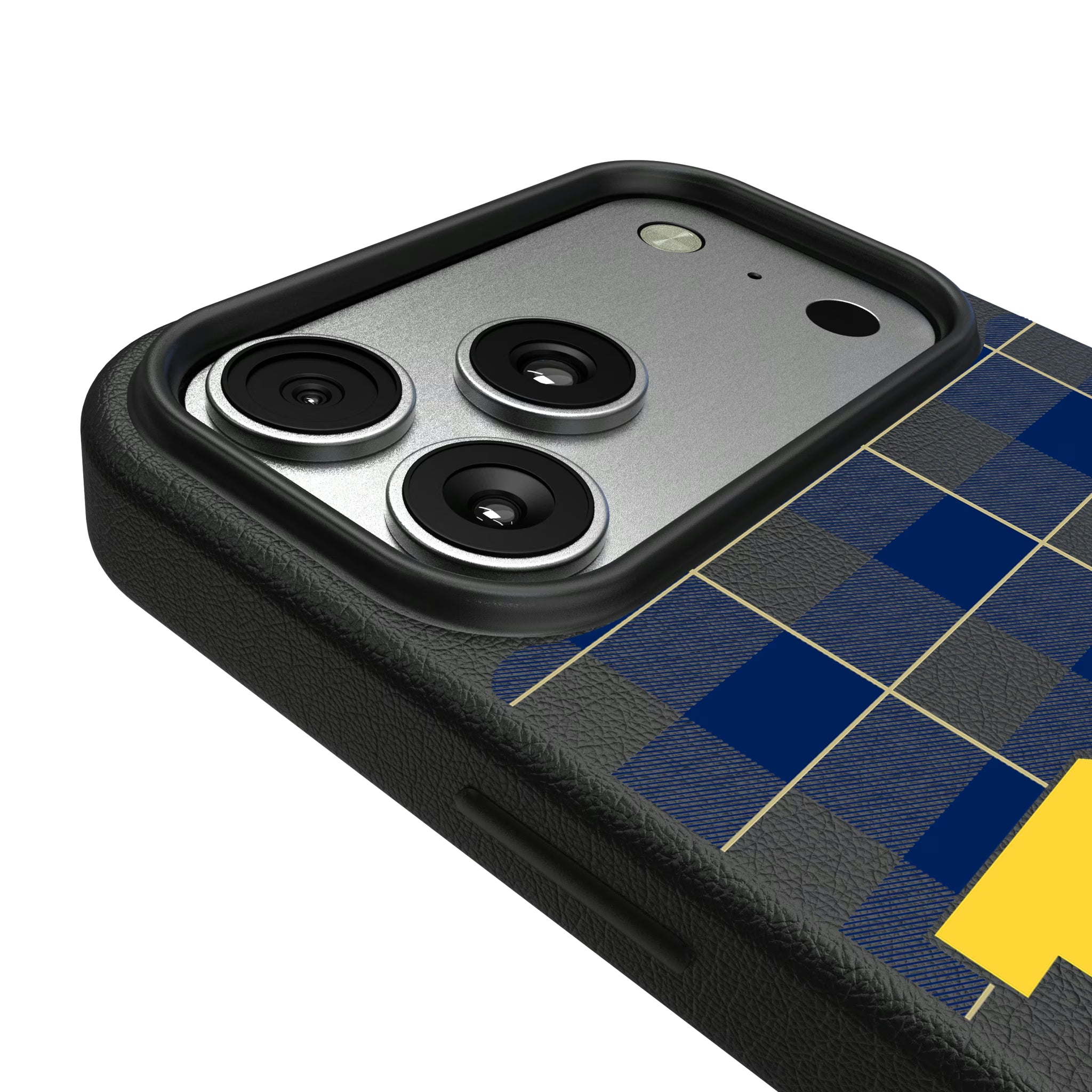 United State Naval Academy Midshipmen Plaid iPhone MagSafe Compatible Phone Case for Apple iPhone - Detail#Device_iPhone 17 Pro Max