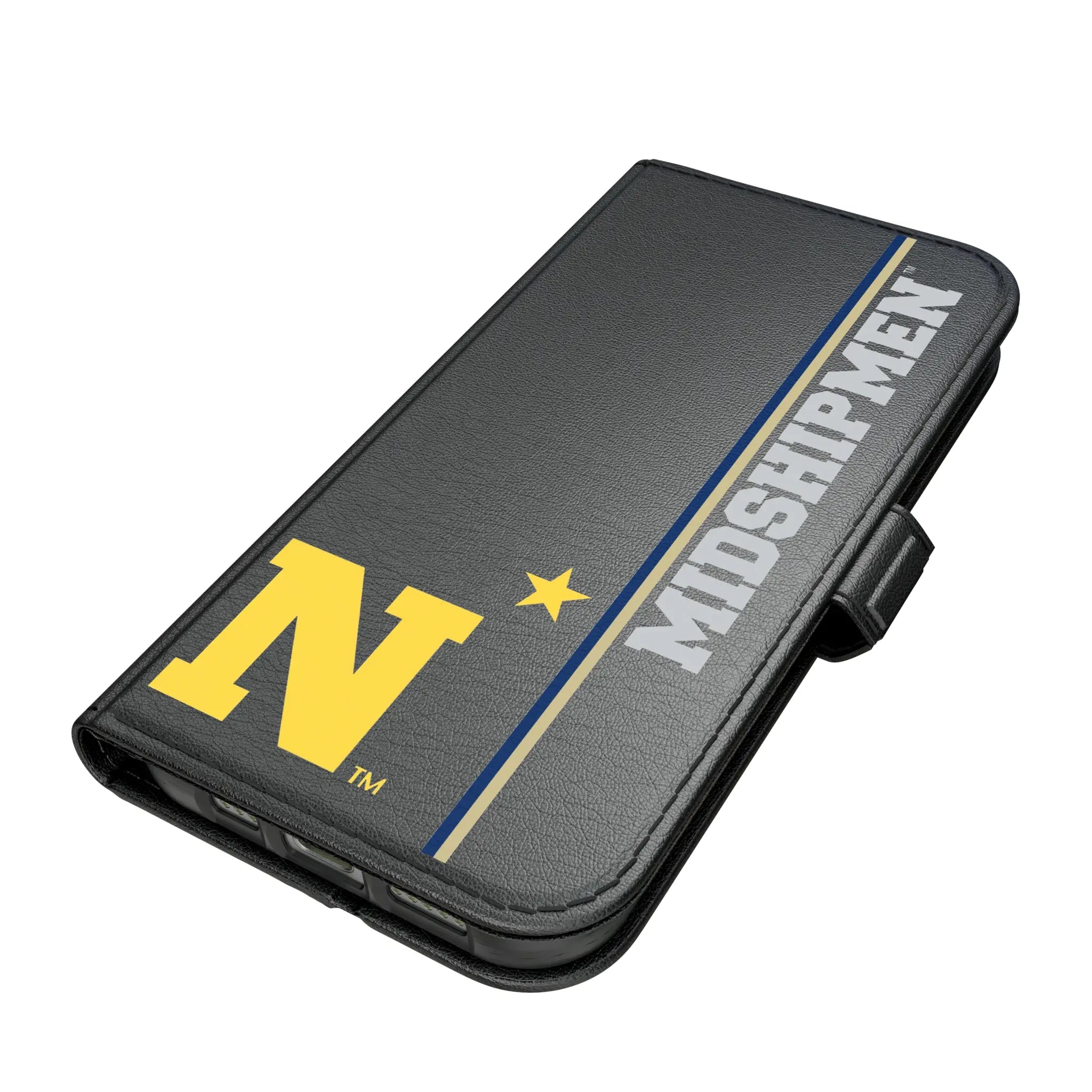 United State Naval Academy Midshipmen Sidebar iPhone Folio Phone Case for Apple iPhone#Device_iPhone 17