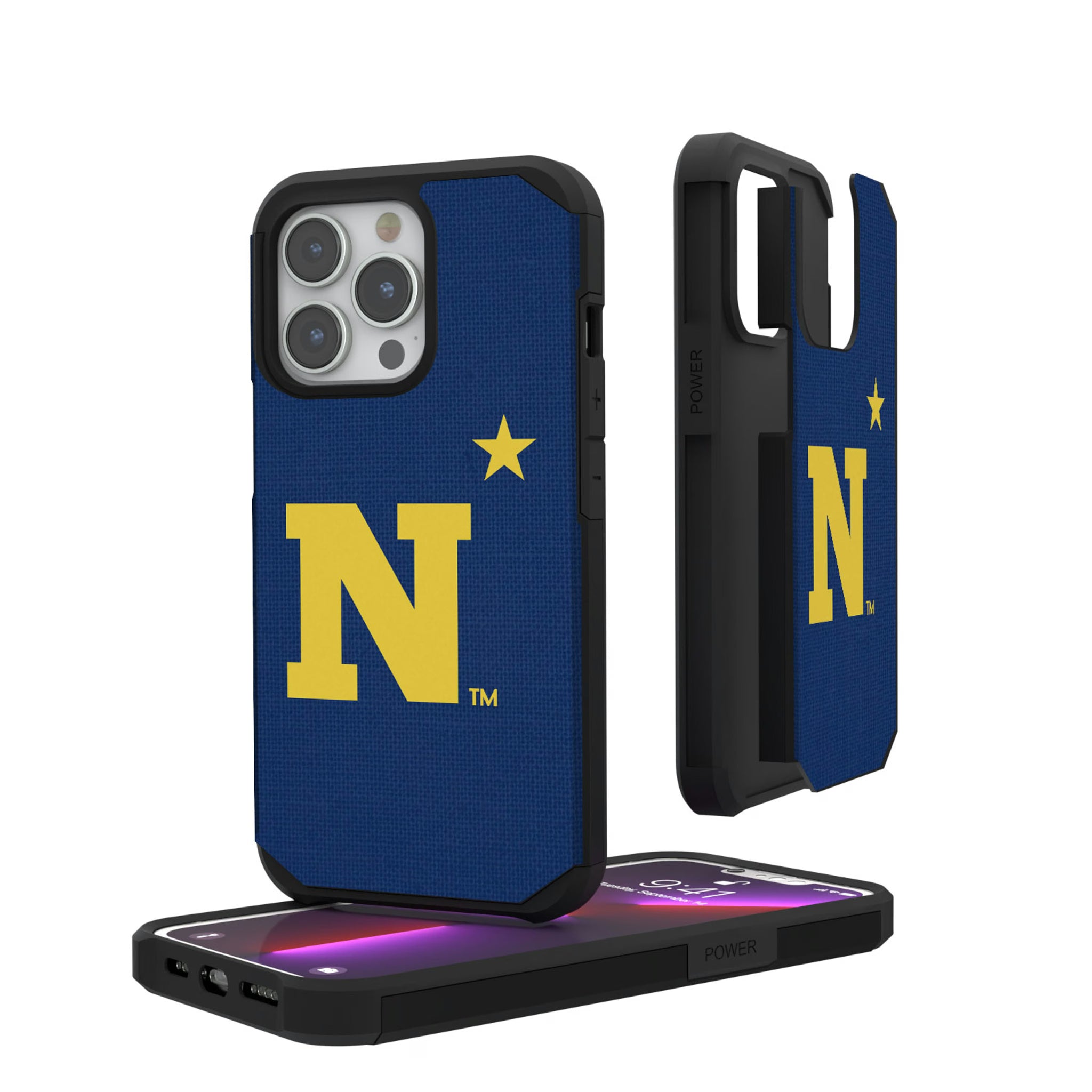 United State Naval Academy Midshipmen Solid iPhone Rugged Phone Case for Apple iPhone