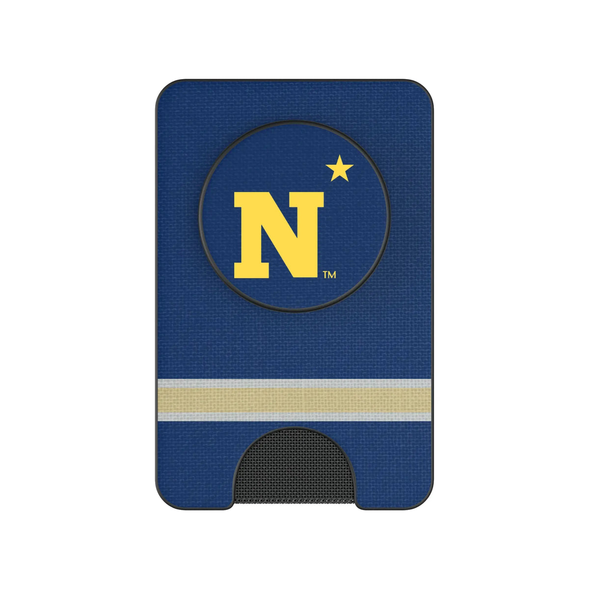 United State Naval Academy Midshipmen Stripe Popsockets Wallet Magnetic