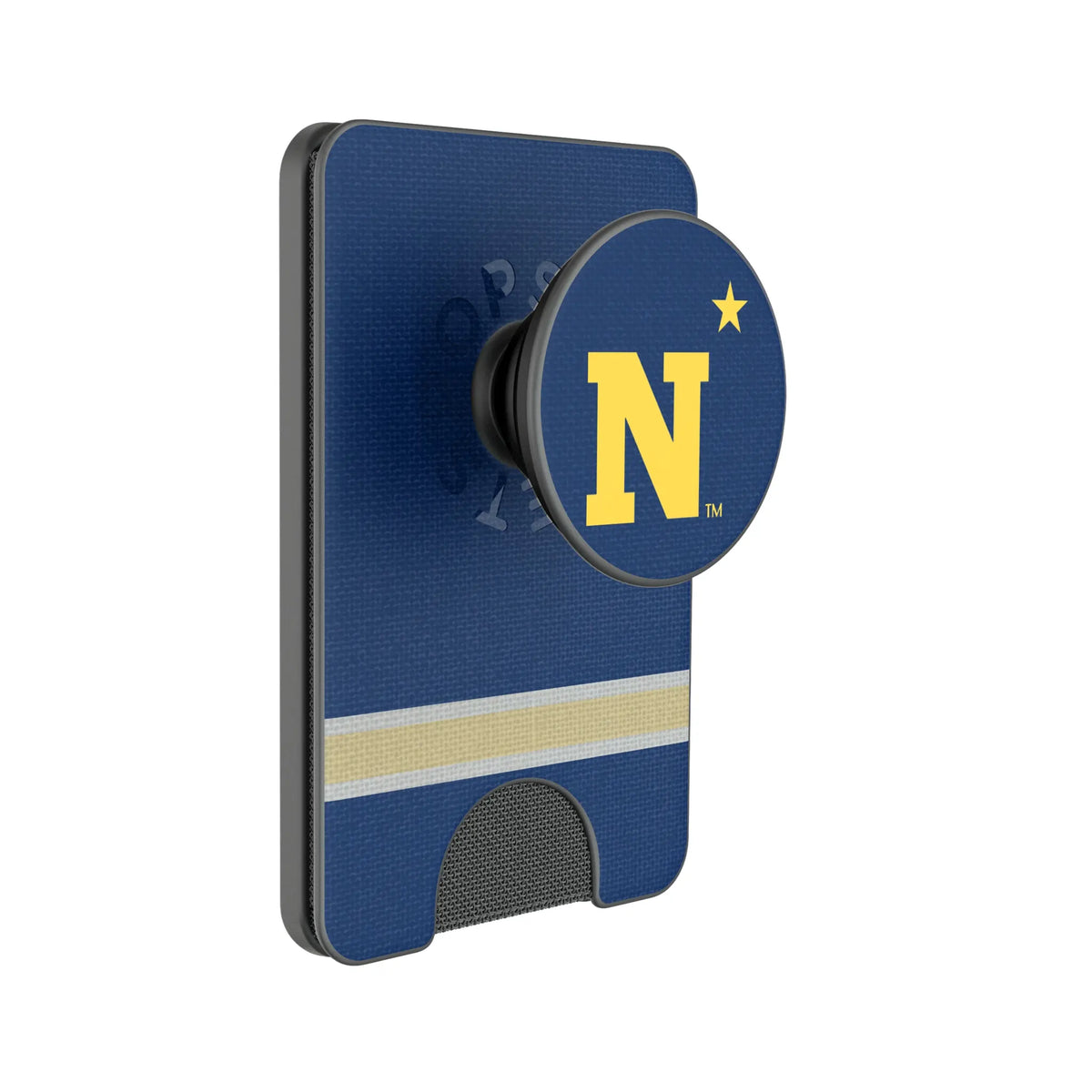United State Naval Academy Midshipmen Stripe Popsockets Wallet Magnetic