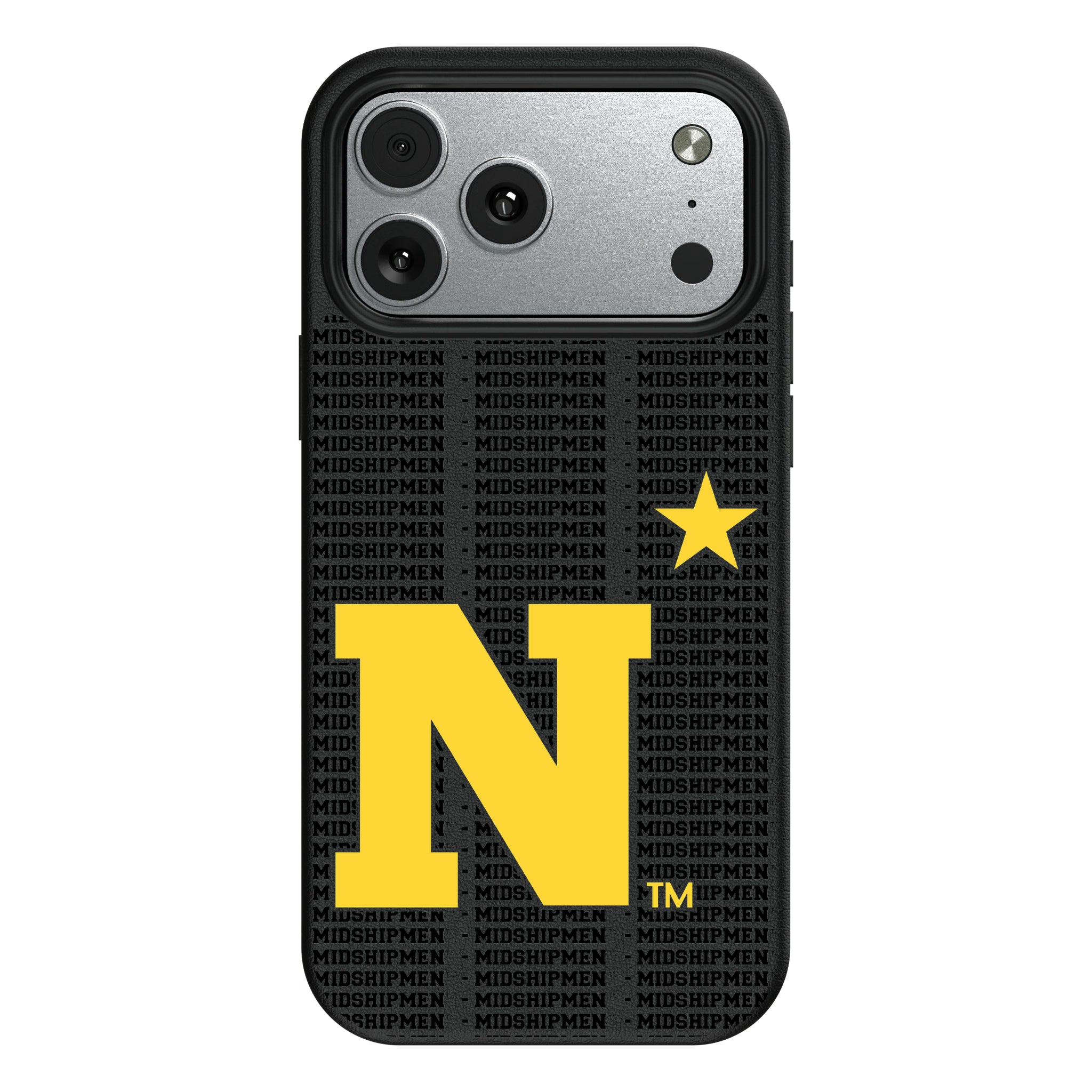 United State Naval Academy Midshipmen Text Backdrop iPhone MagSafe Compatible Phone Case for Apple iPhone#Device_iPhone 17 Pro Max