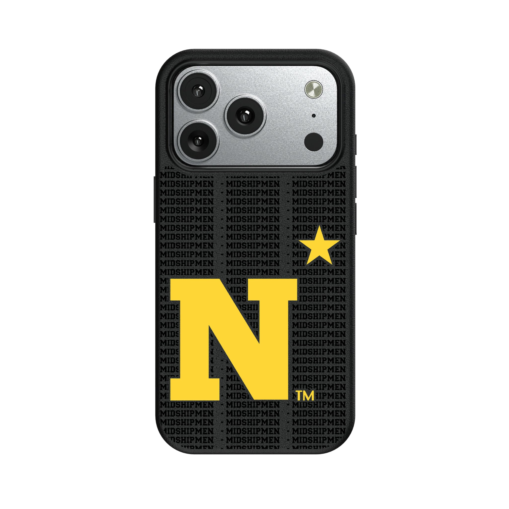 United State Naval Academy Midshipmen Text Backdrop iPhone MagSafe Compatible Phone Case for Apple iPhone#Device_iPhone 17 Pro