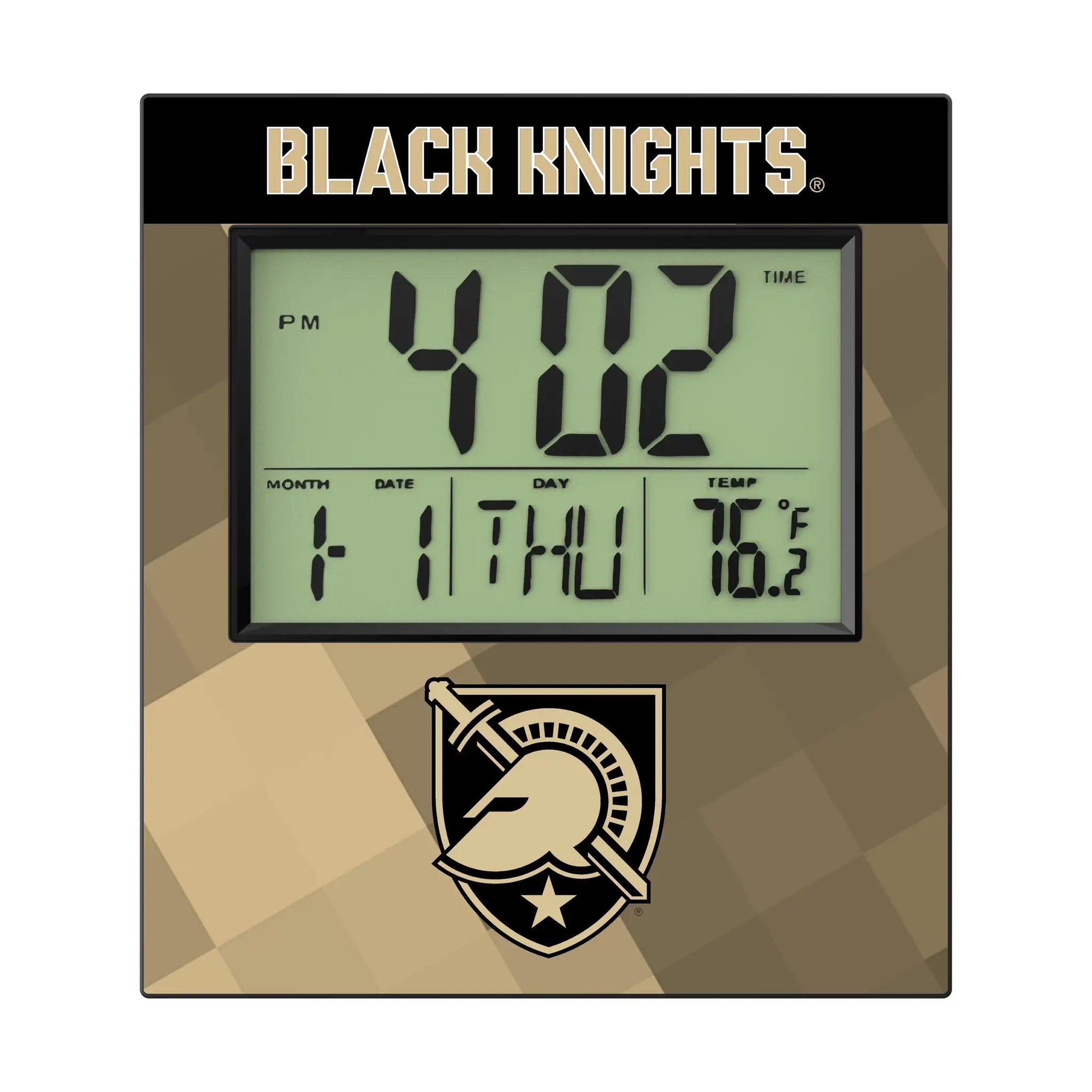 United States Military Academy Black Knights Color Block Wall Clock