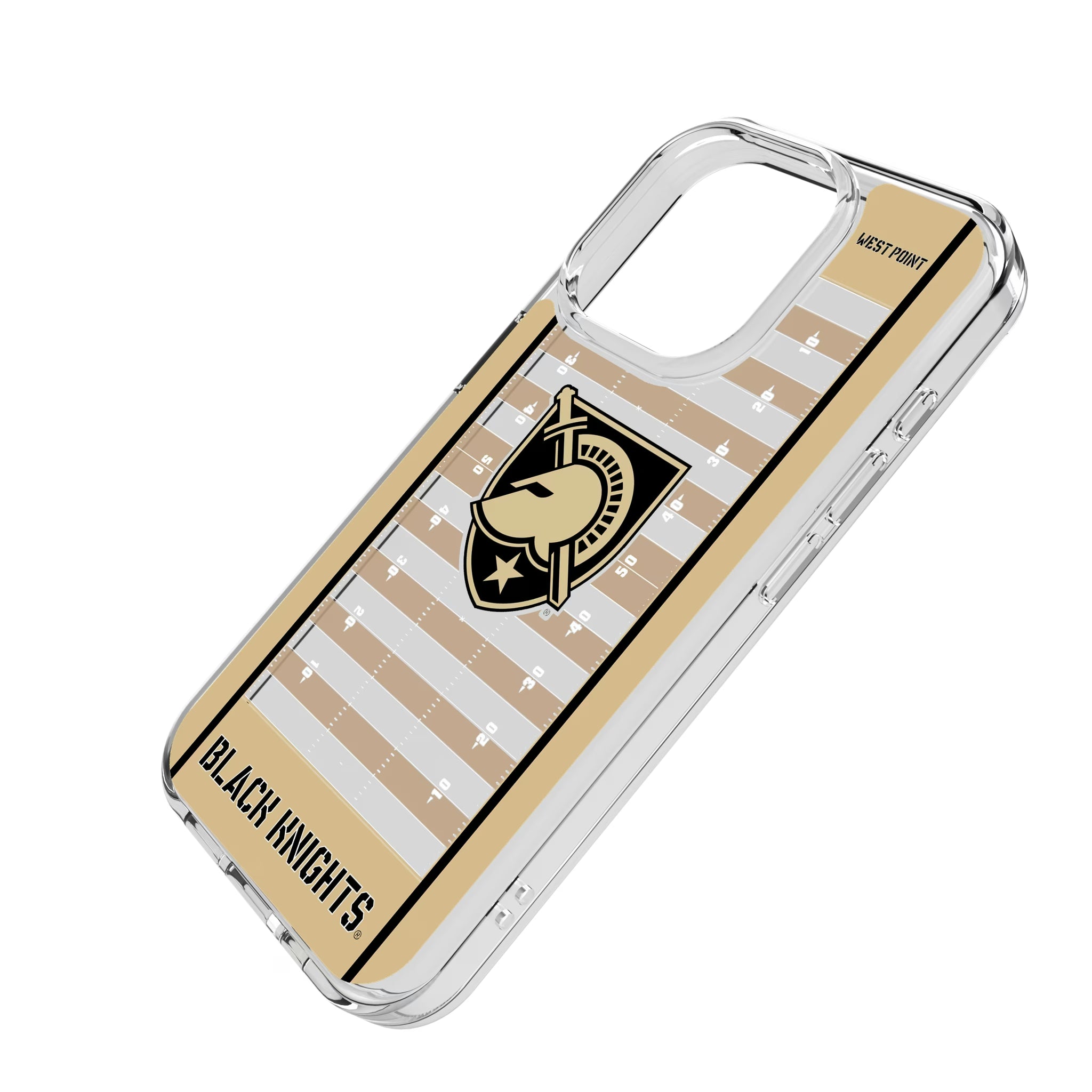 United States Military Academy Black Knights Field iPhone Clear Phone Case for Apple iPhone - Isometric View