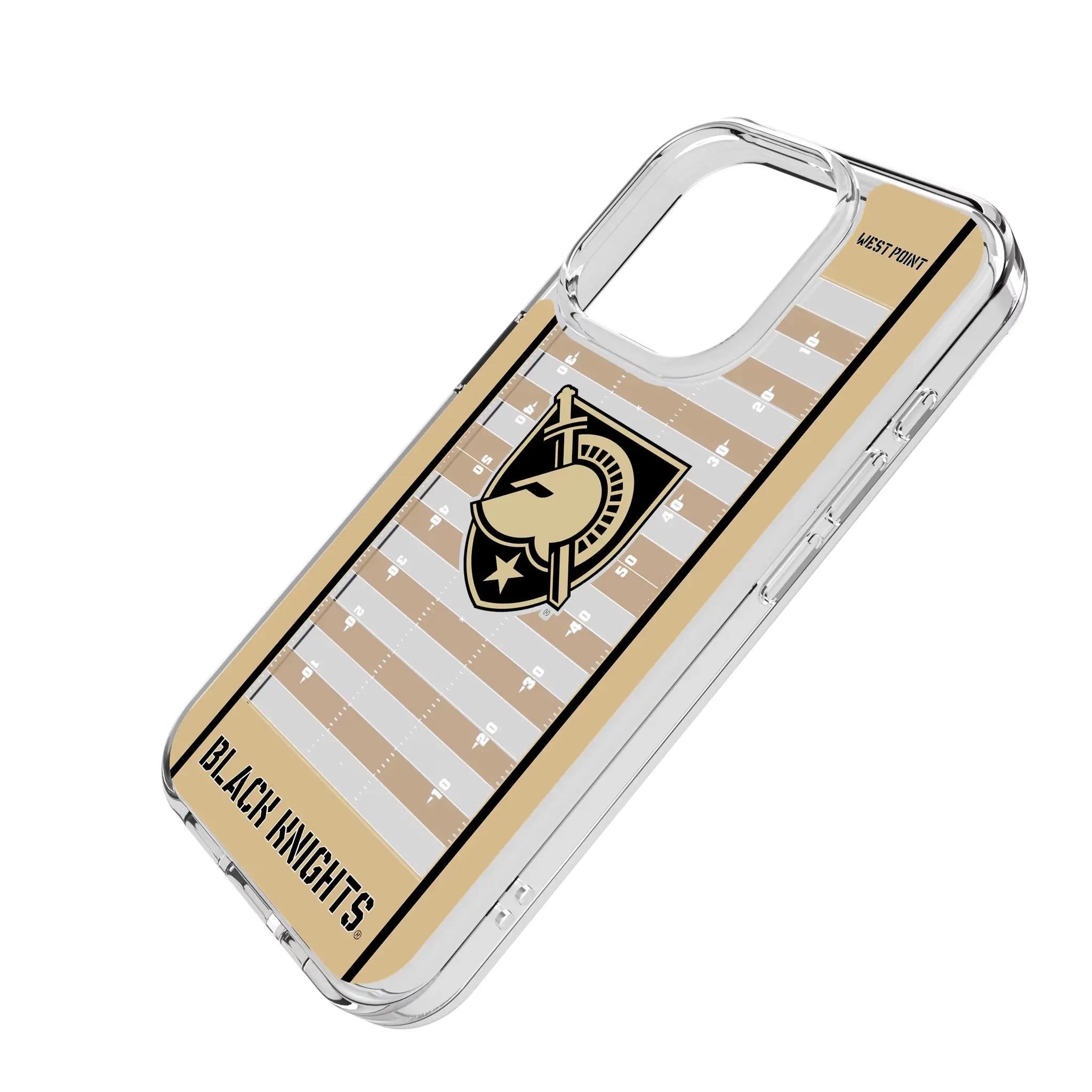 United States Military Academy Black Knights Field iPhone Clear Phone Case for Apple iPhone - Isometric View