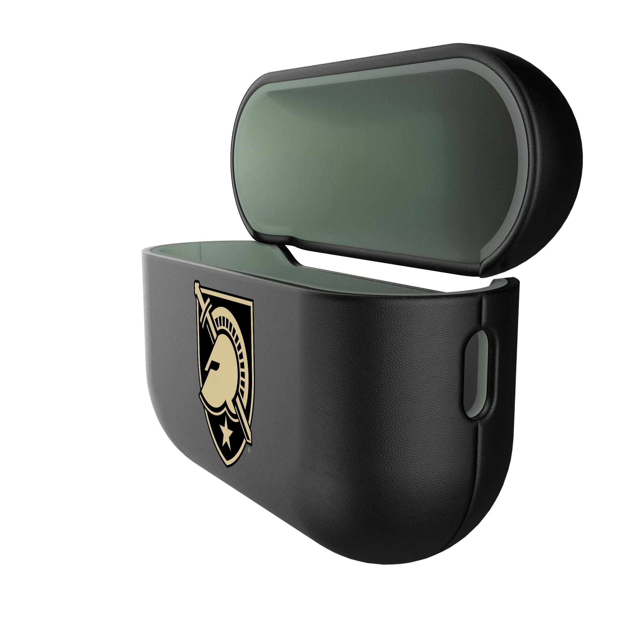 United States Military Academy Black Knights Insignia AirPods AirPod Case Cover - Isometric View#Device_AirPods Pro 3
