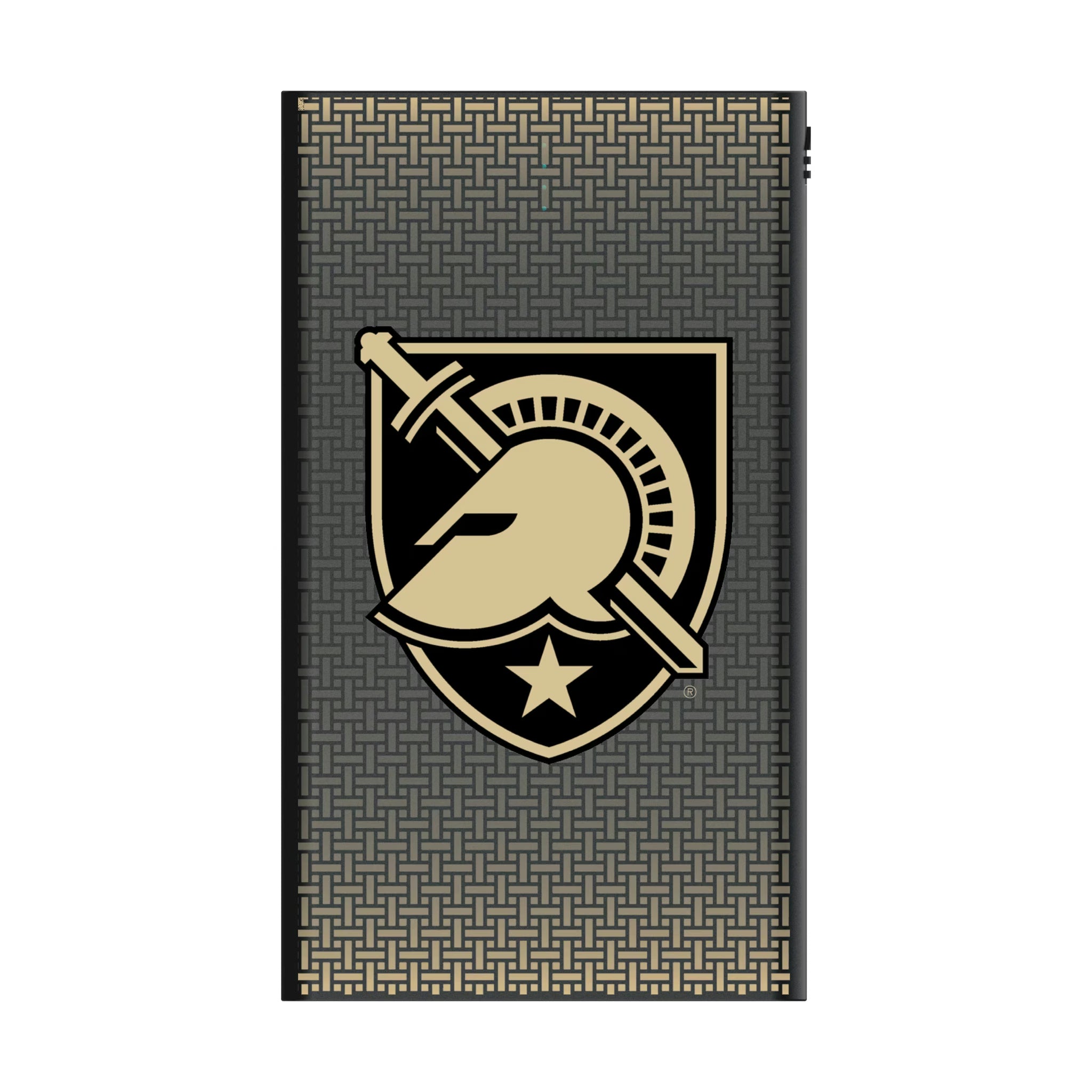 United States Military Academy Black Knights Linen 5000mAh Flat Powerbank