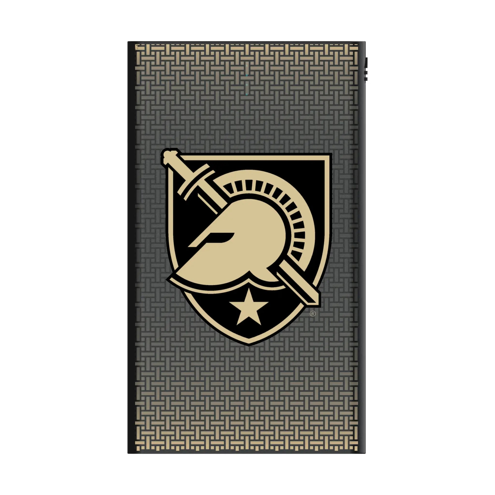 United States Military Academy Black Knights Linen 5000mAh Flat Power Bank