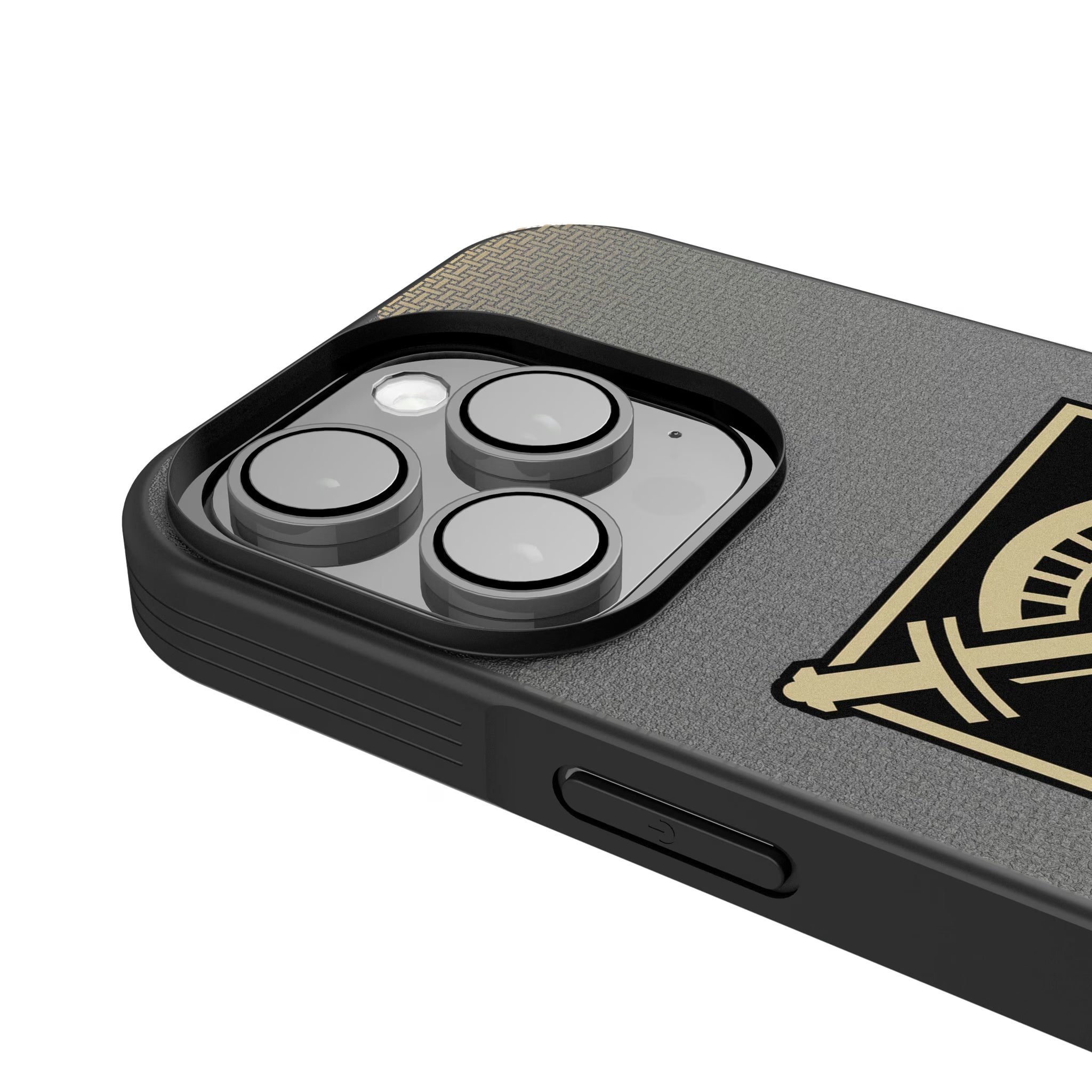 United States Military Academy Black Knights Linen iPhone Bump Phone Case for Apple iPhone - Detail