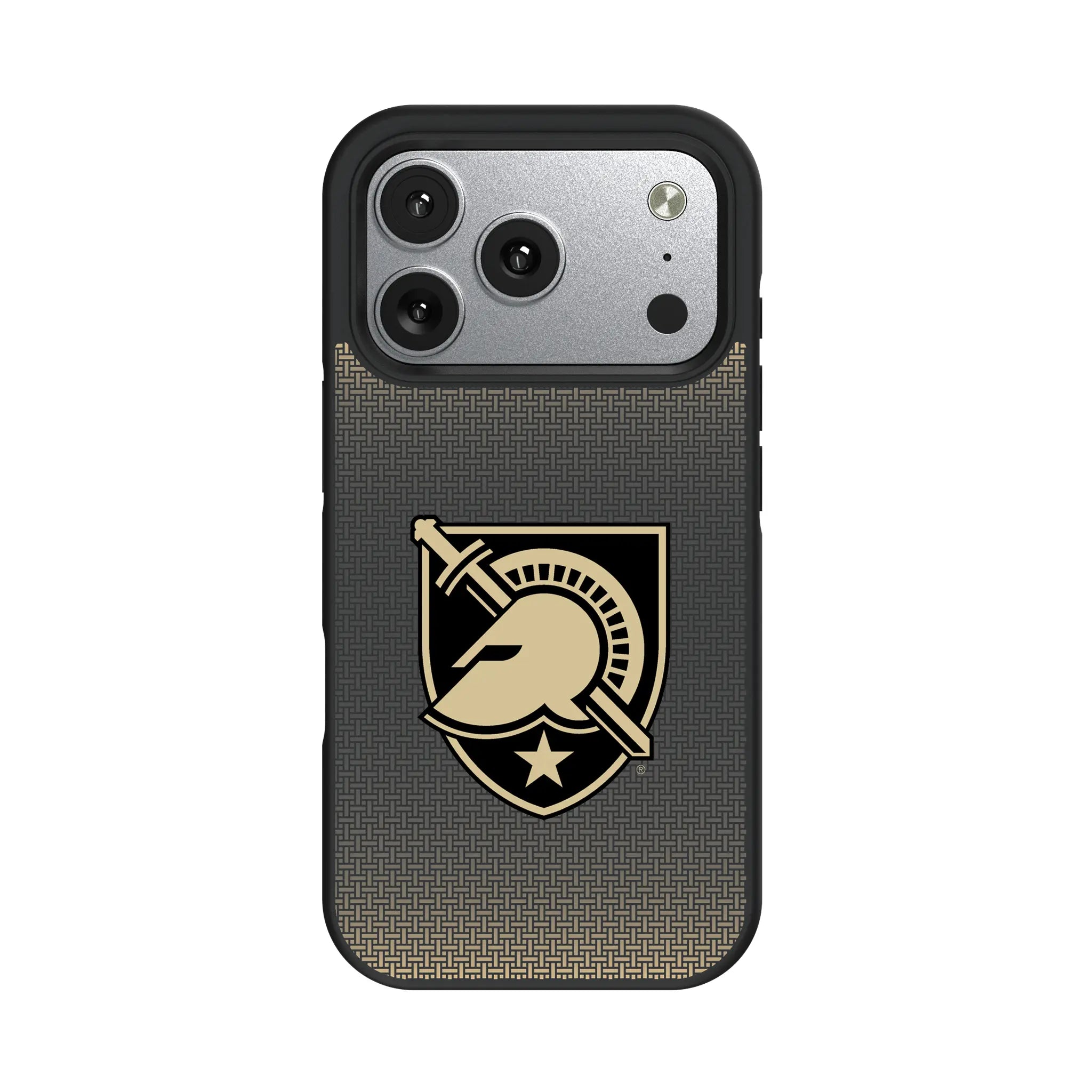 United States Military Academy Black Knights Linen iPhone Bump Phone Case for Apple iPhone#Device_iPhone 17 Pro