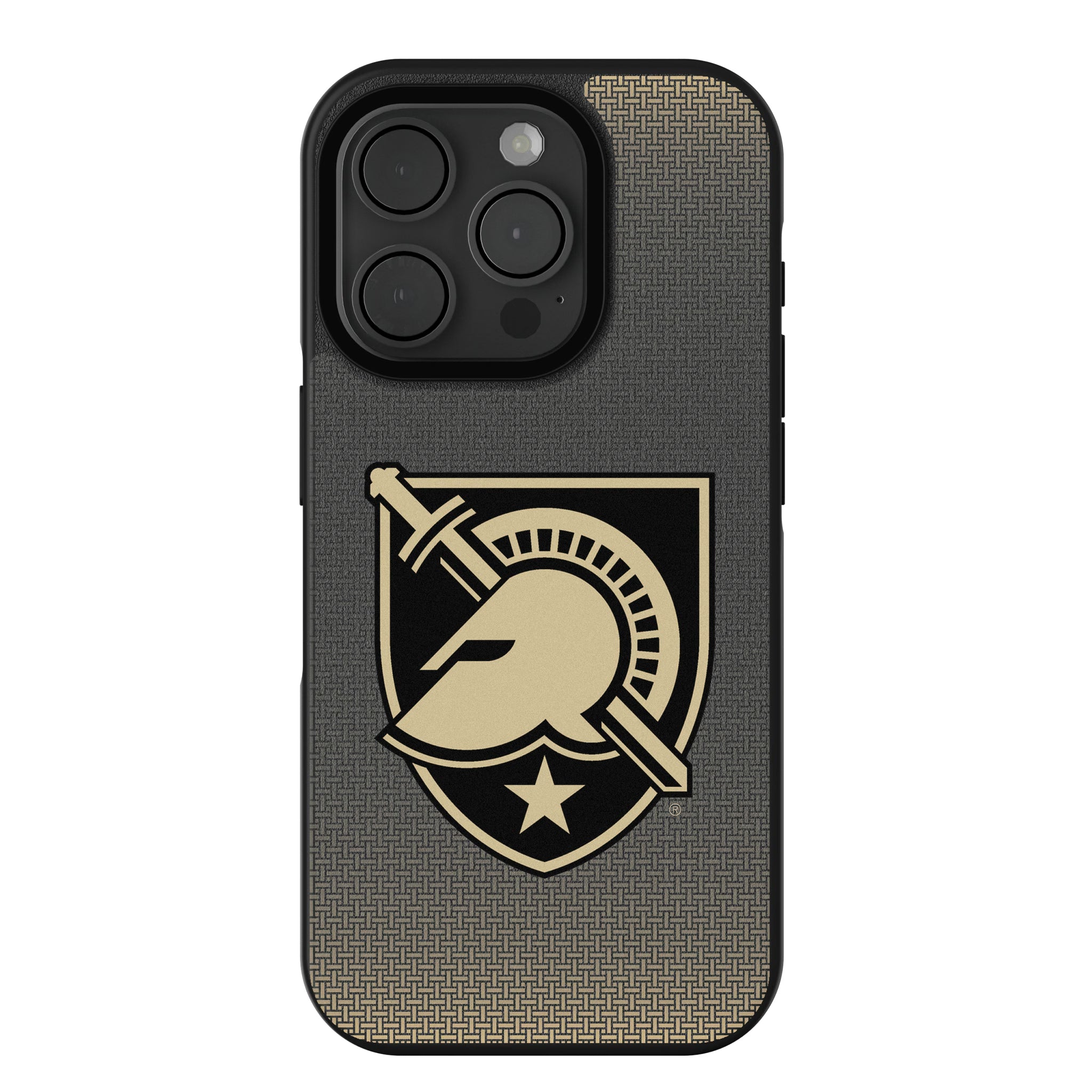 United States Military Academy Black Knights Linen iPhone Bump Phone Case for Apple iPhone