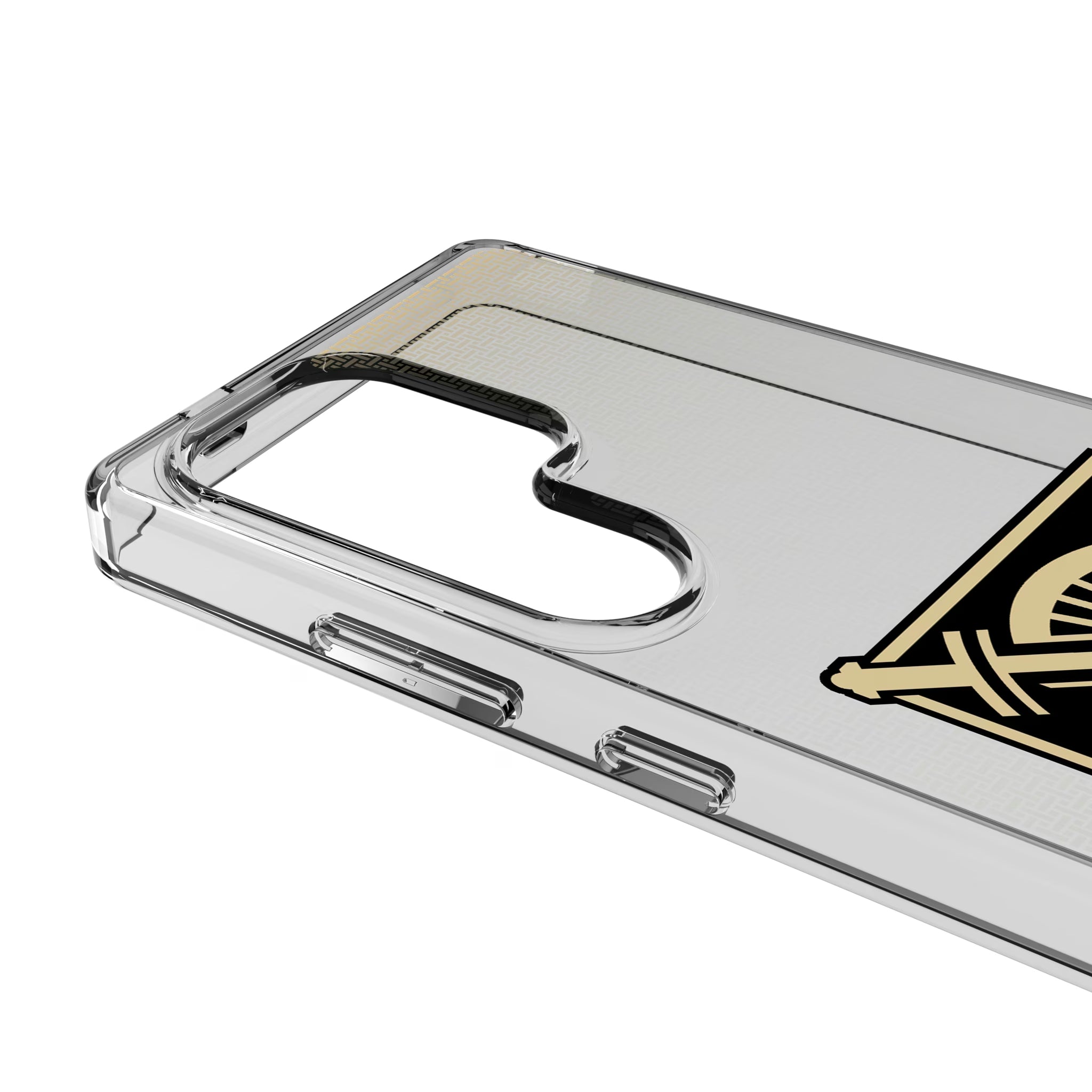 United States Military Academy Black Knights Linen Galaxy Clear Phone Case for Samsung Galaxy - Detail