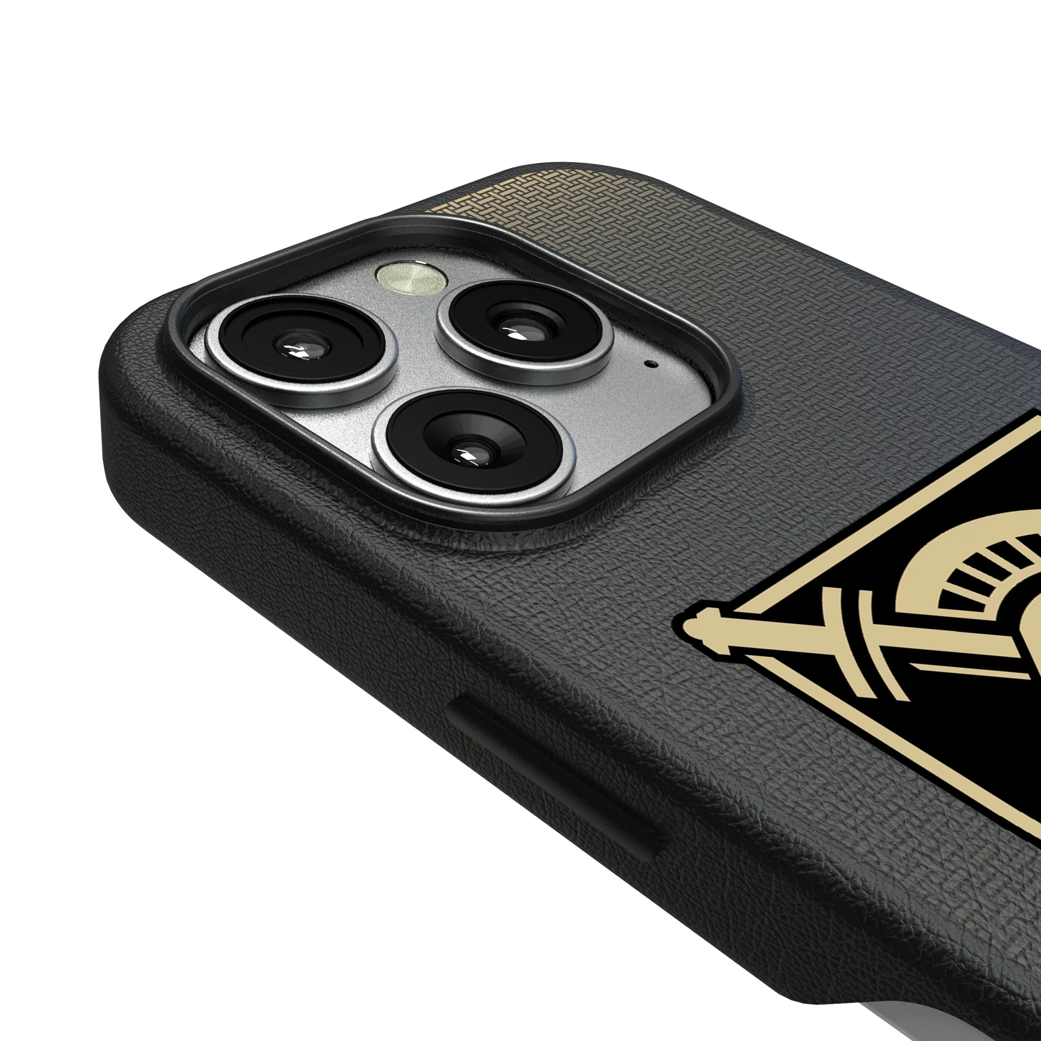 United States Military Academy Black Knights Linen iPhone MagSafe Compatible Phone Case for Apple iPhone - Detail