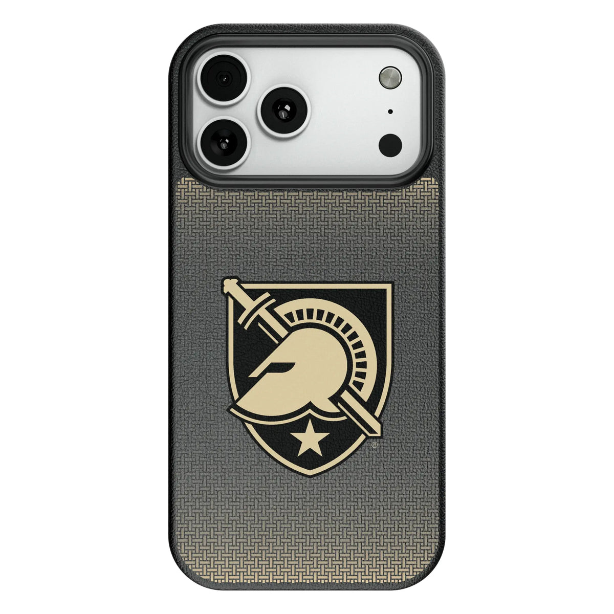 United States Military Academy Black Knights Linen MagSafe Compatible Phone Case for Apple iPhone