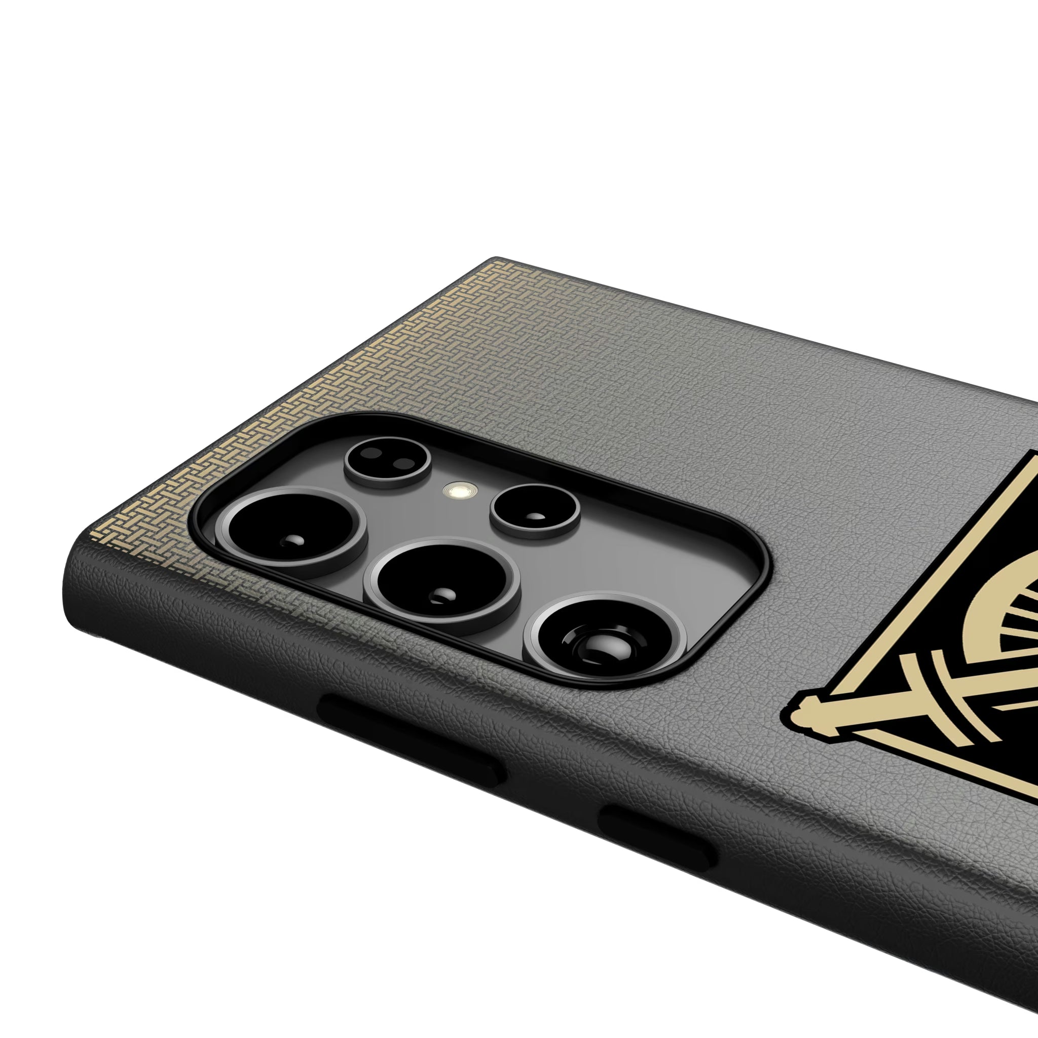 United States Military Academy Black Knights Linen Galaxy MagSafe Compatible Phone Case for Samsung Galaxy - Detail