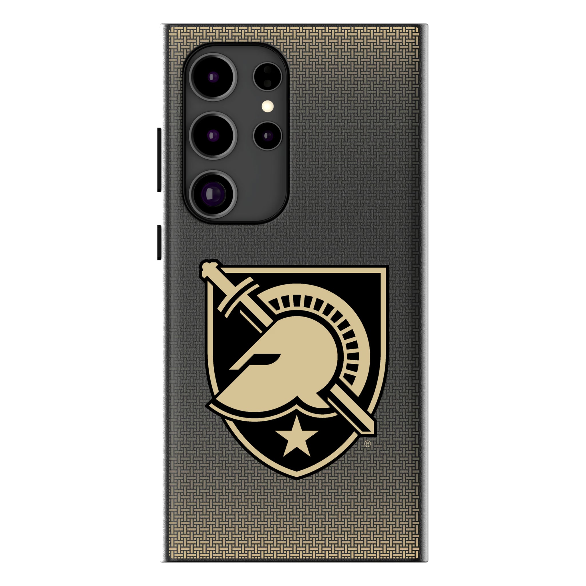 United States Military Academy Black Knights Linen Galaxy MagSafe Compatible Phone Case for Samsung Galaxy