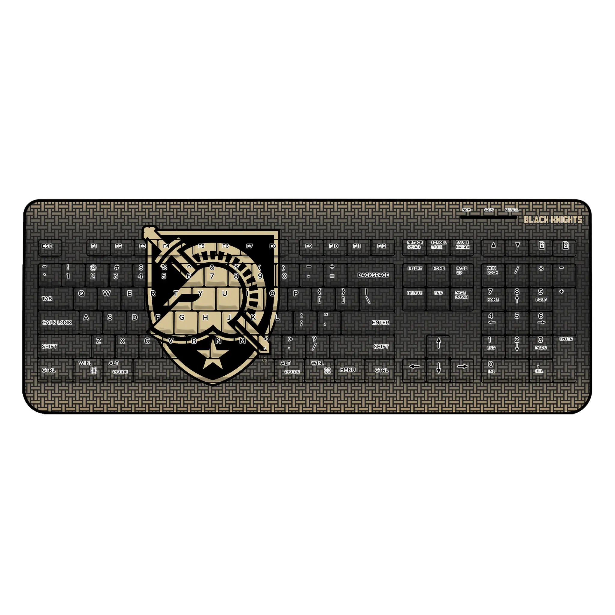 United States Military Academy Black Knights Linen Wireless USB Keyboard