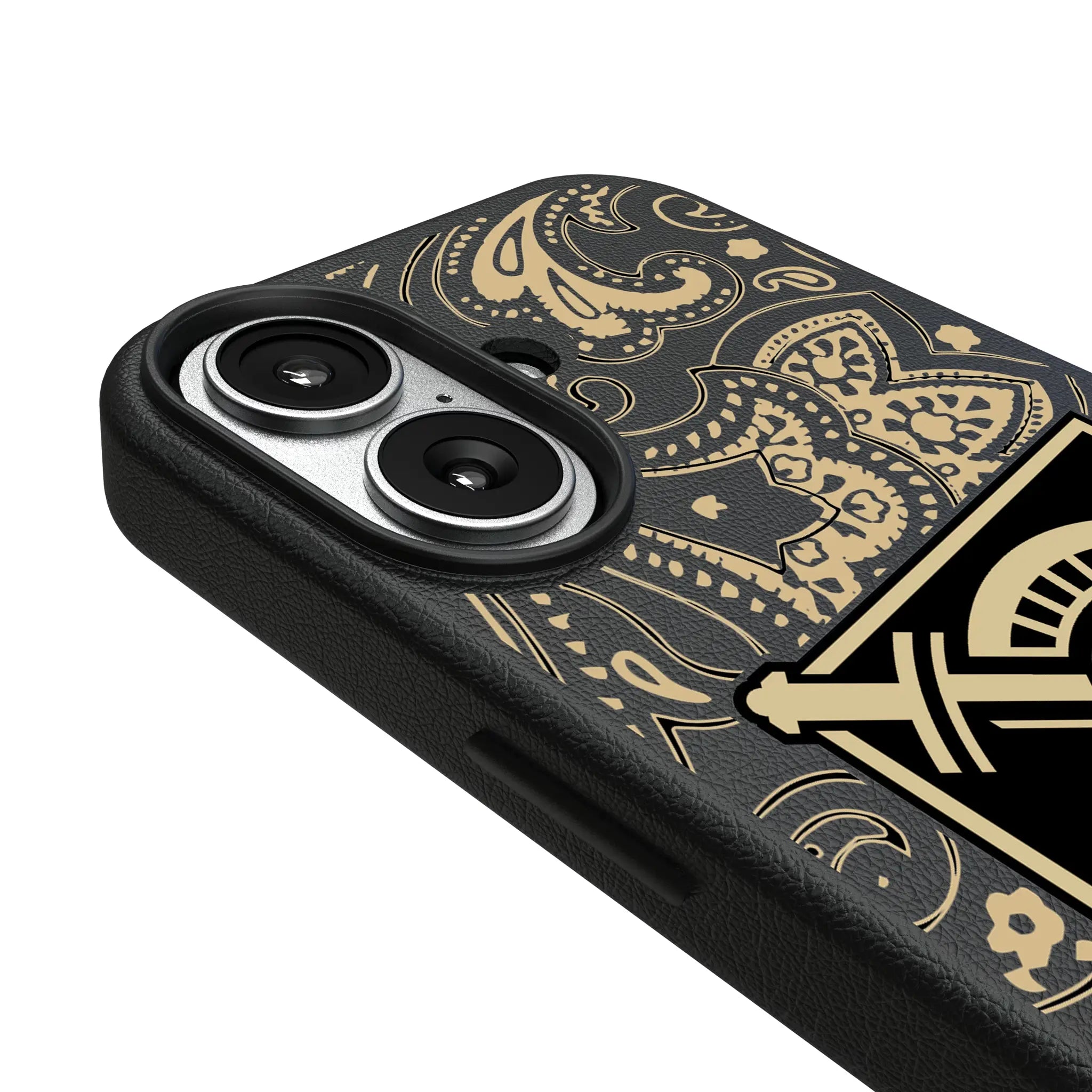 United States Military Academy Black Knights Paisley iPhone MagSafe Compatible Phone Case for Apple iPhone - Detail#Device_iPhone 17