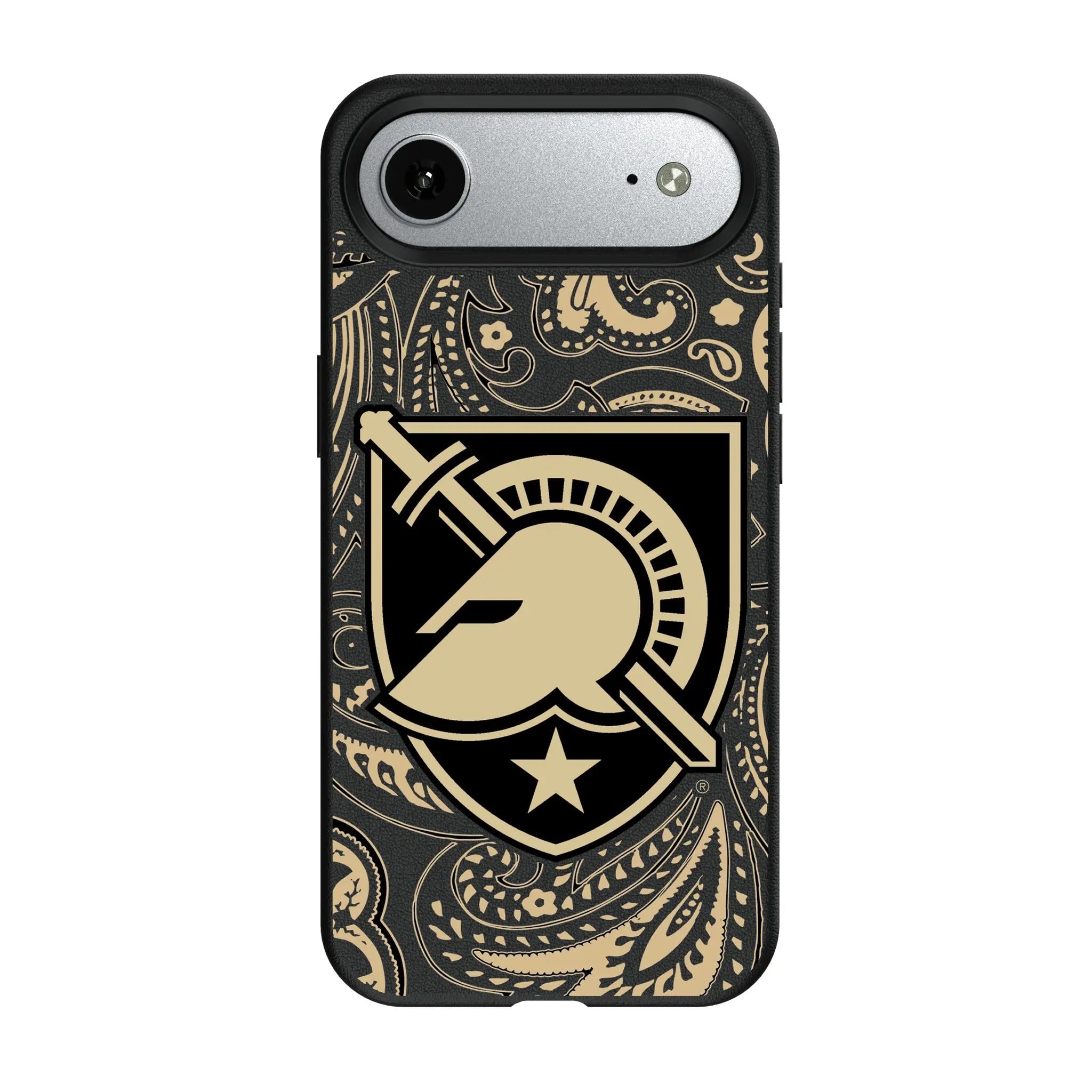 United States Military Academy Black Knights Paisley iPhone MagSafe Compatible Phone Case for Apple iPhone#Device_iPhone Air