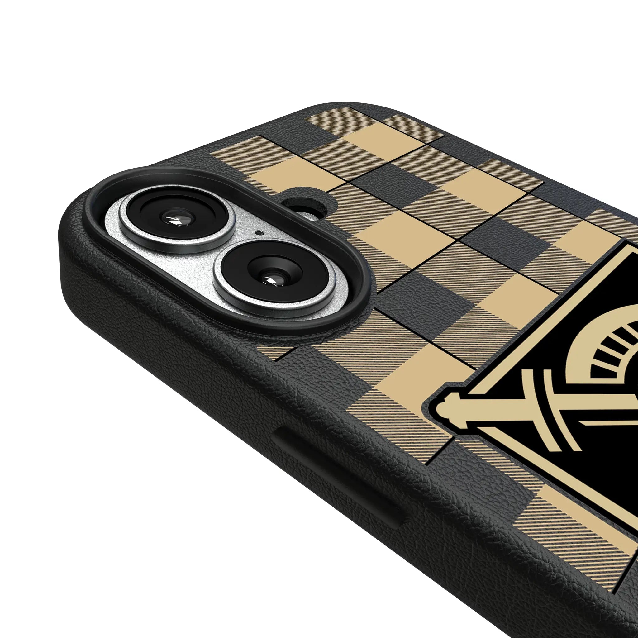 United States Military Academy Black Knights Plaid iPhone MagSafe Compatible Phone Case for Apple iPhone - Detail#Device_iPhone 17