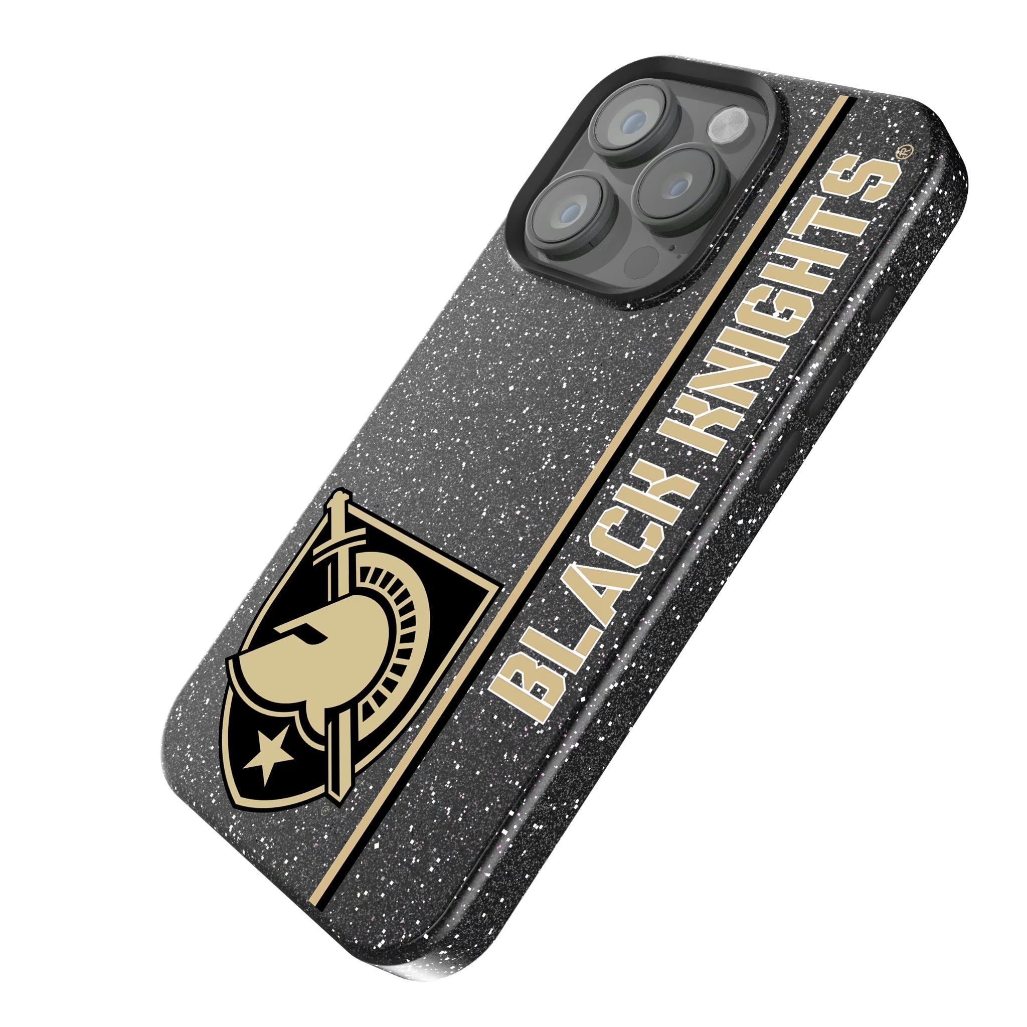 United States Military Academy Black Knights Sidebar iPhone Bling Phone Case for Apple iPhone - Isometric View