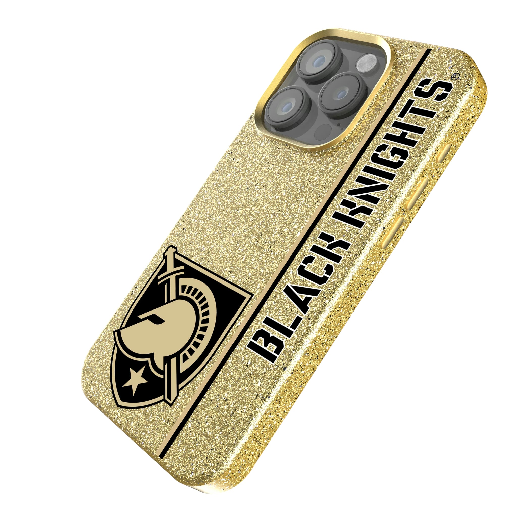 United States Military Academy Black Knights Sidebar iPhone Bling Phone Case for Apple iPhone - Isometric View