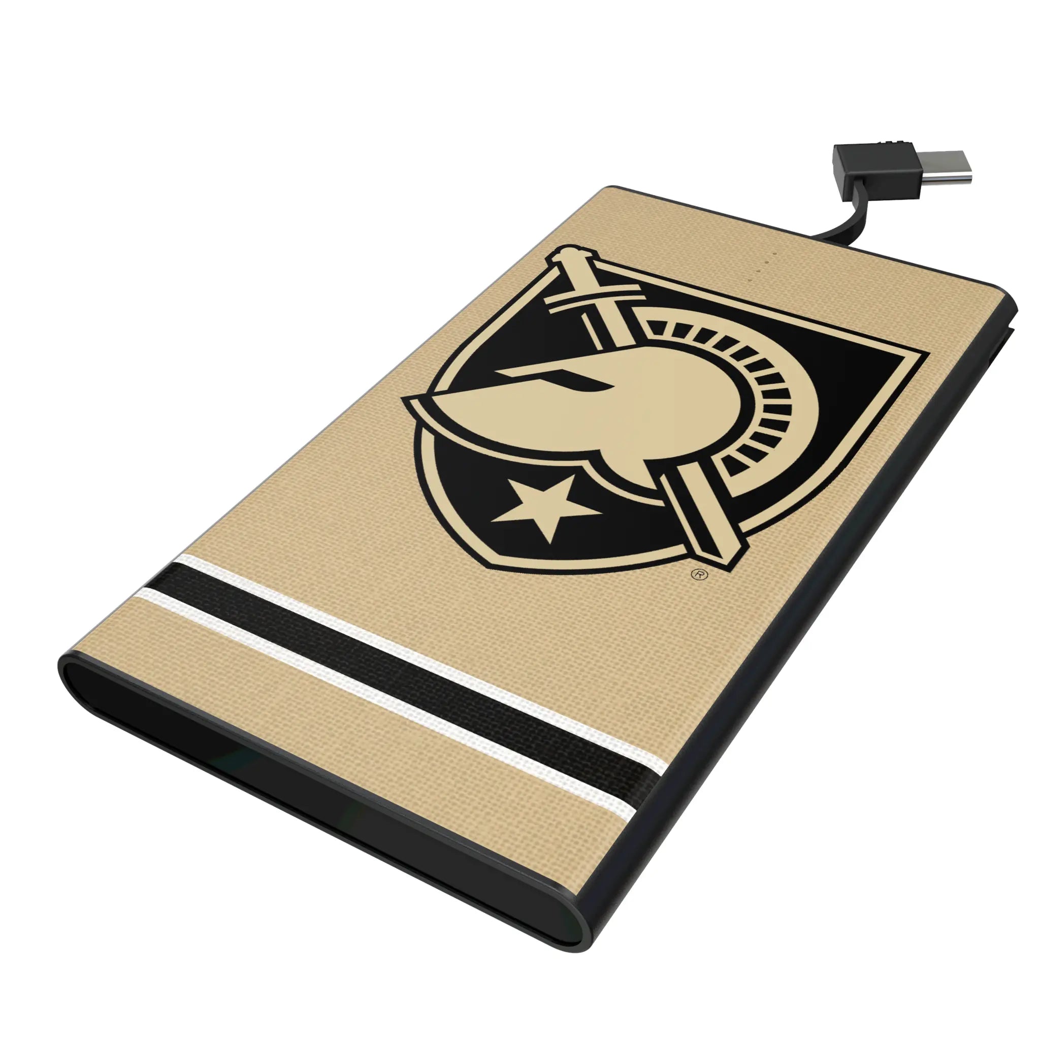 United States Military Academy Black Knights Stripe 5000mAh Flat Power Bank