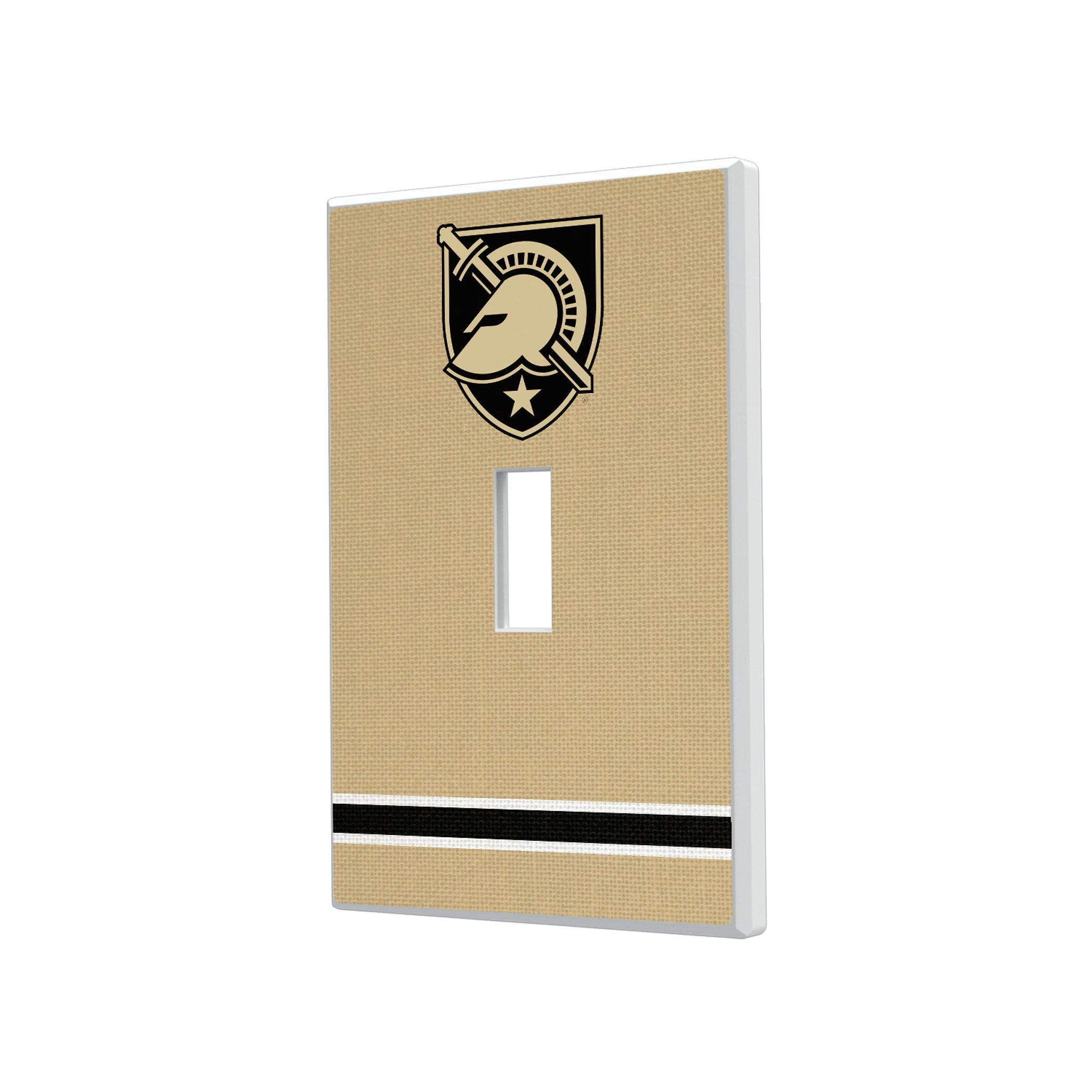 United States Military Academy Black Knights Stripe Hidden-Screw Light Switch Plate#Style_Single Toggle
