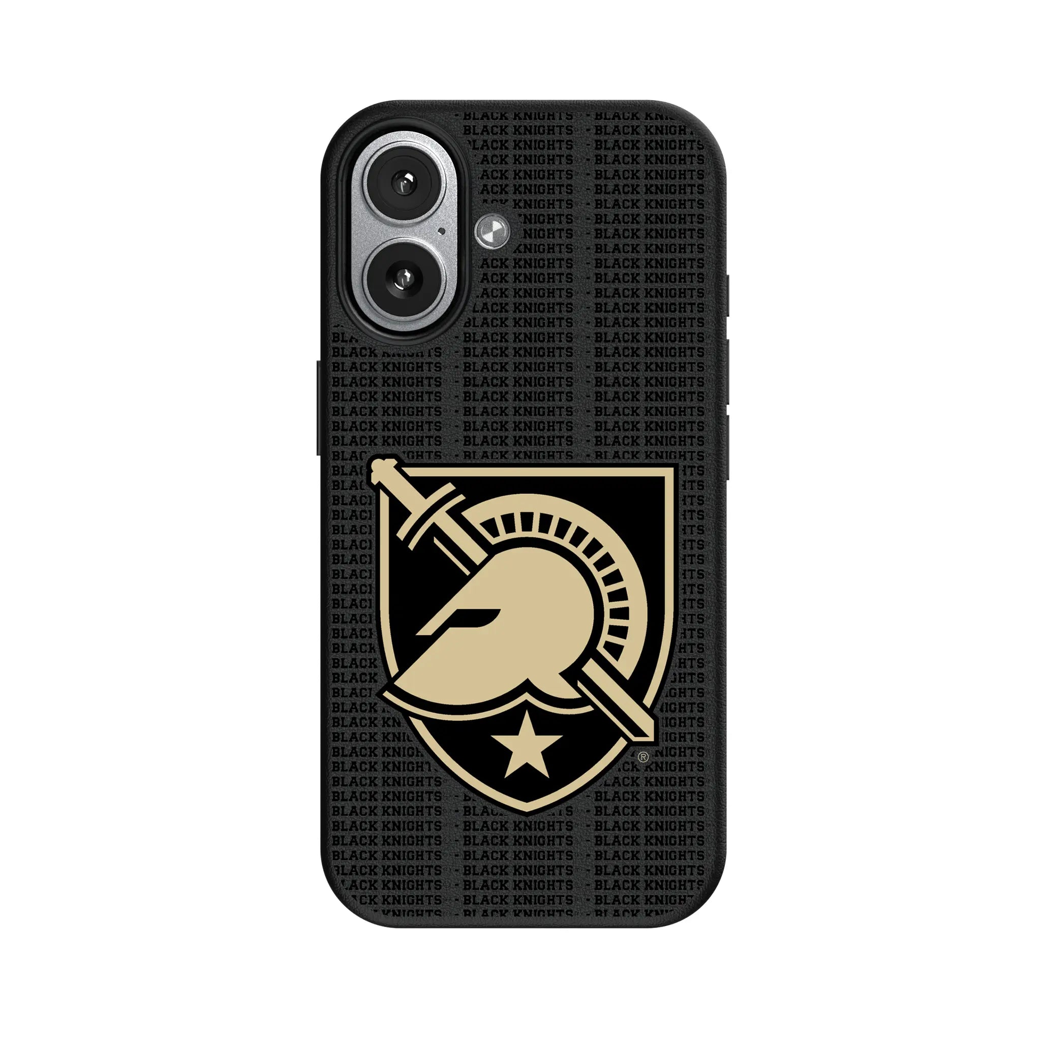 United States Military Academy Black Knights Text Backdrop iPhone MagSafe Compatible Phone Case for Apple iPhone#Device_iPhone 17