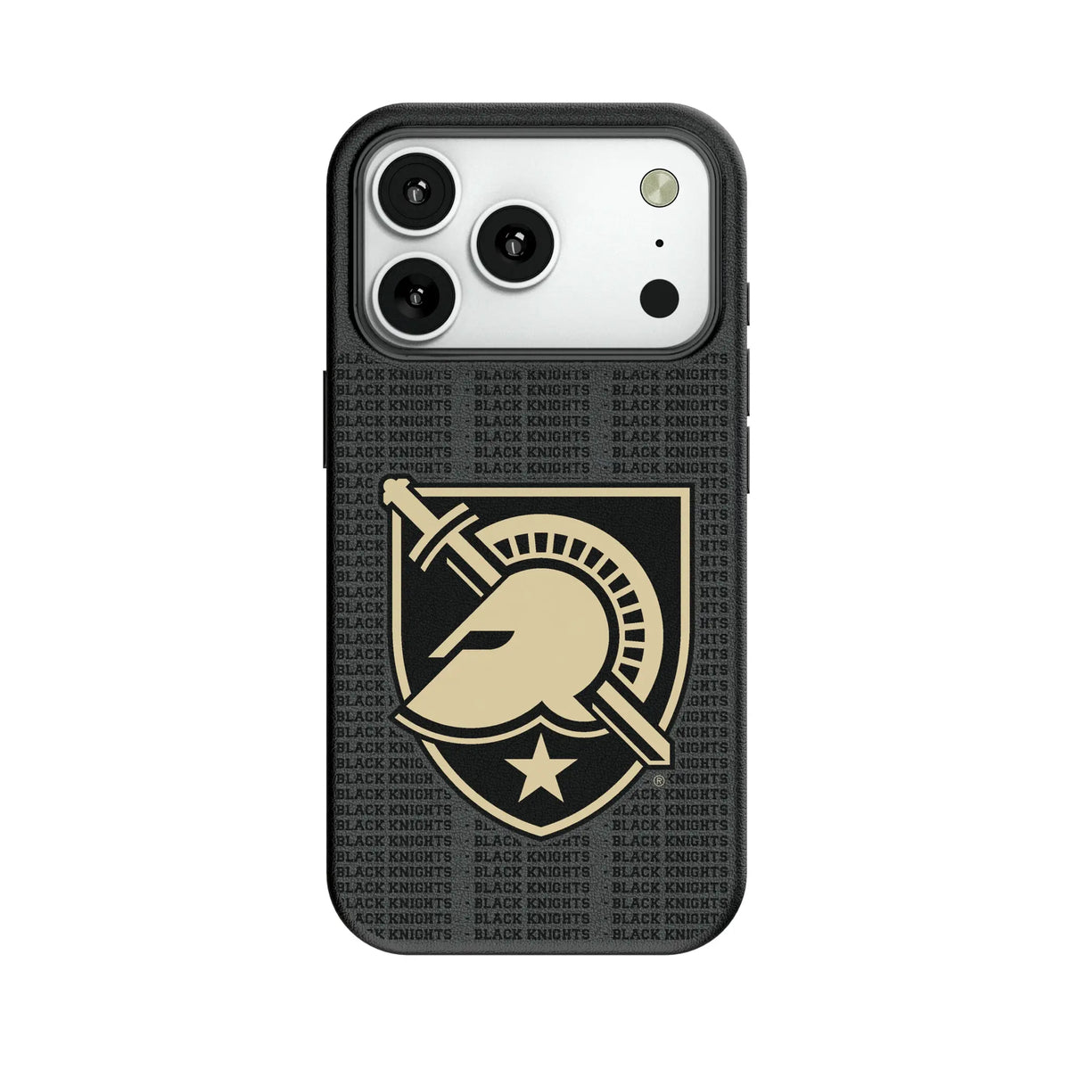 United States Military Academy Black Knights Text Backdrop MagSafe Compatible Phone Case for Apple iPhone