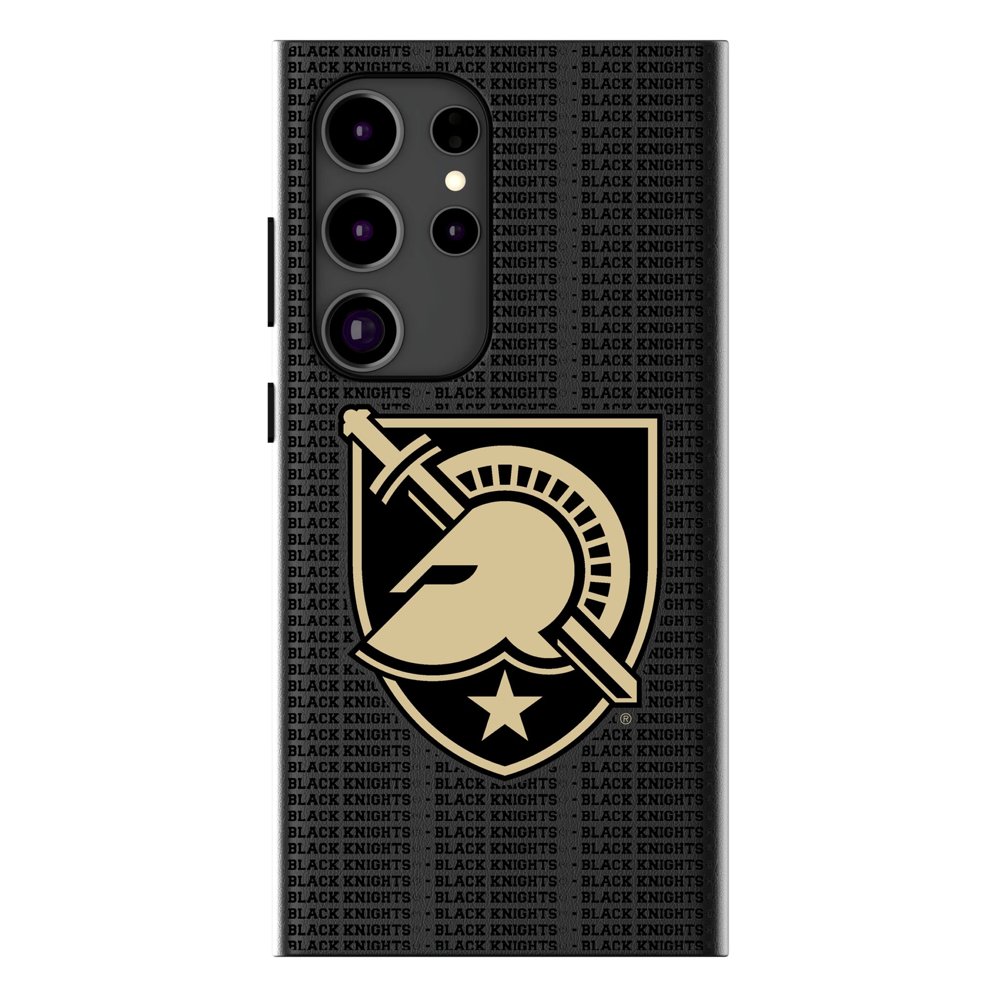 United States Military Academy Black Knights Text Backdrop Galaxy MagSafe Compatible Phone Case for Samsung Galaxy