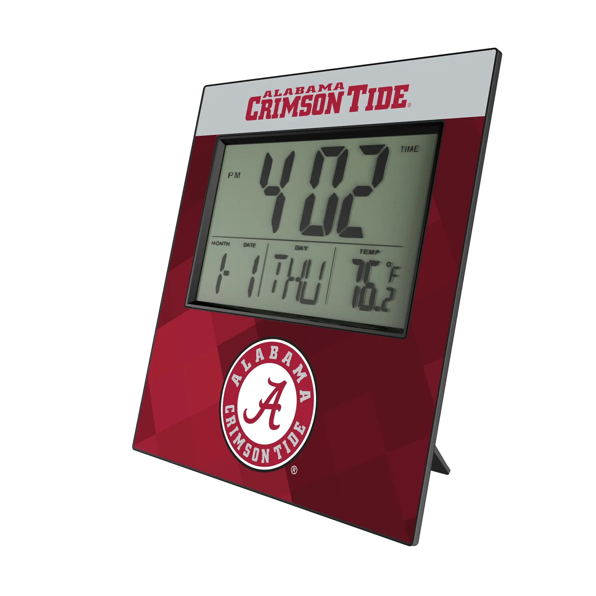 University of Alabama Crimson Tide Color Block Wall Clock