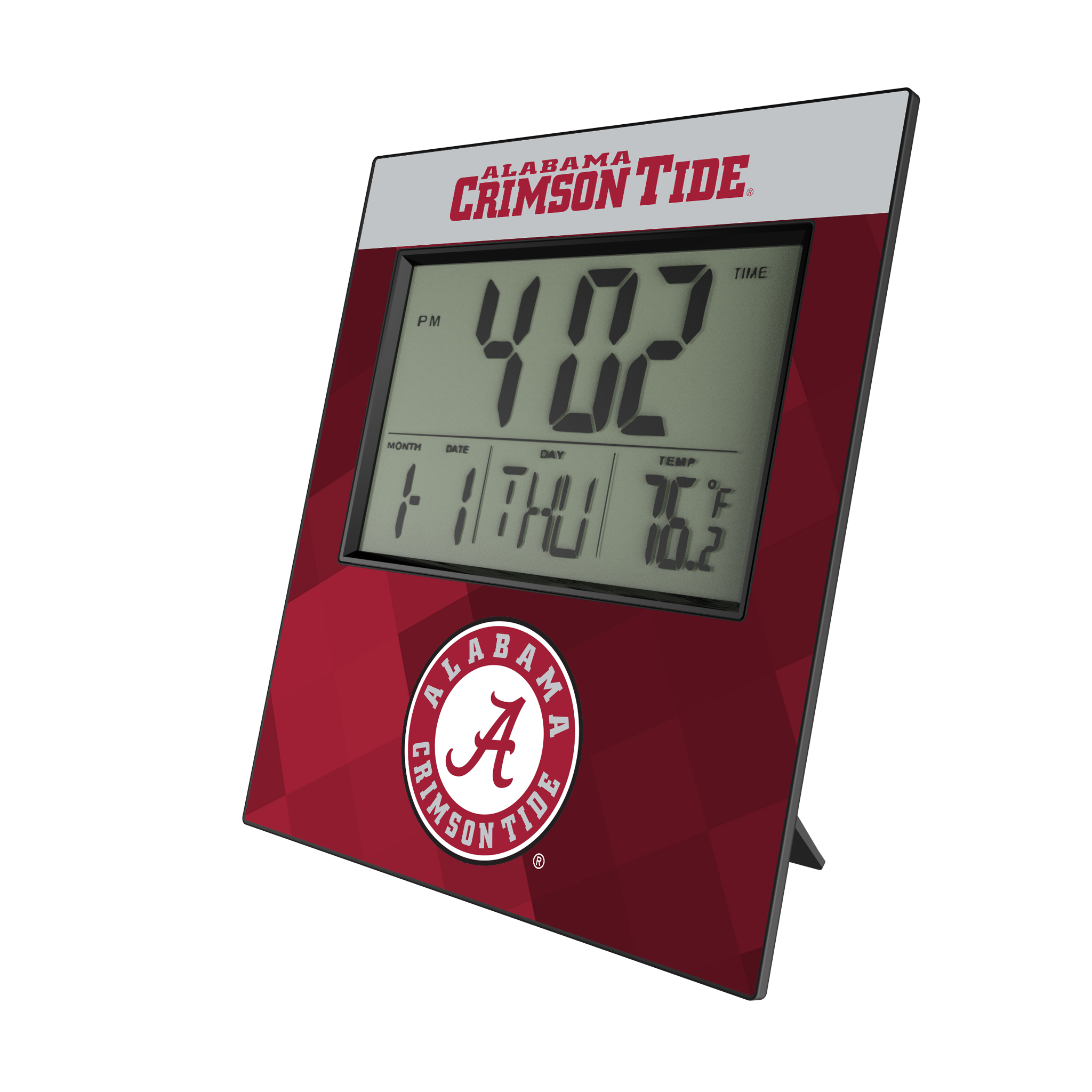 University of Alabama Crimson Tide Color Block Wall Clock