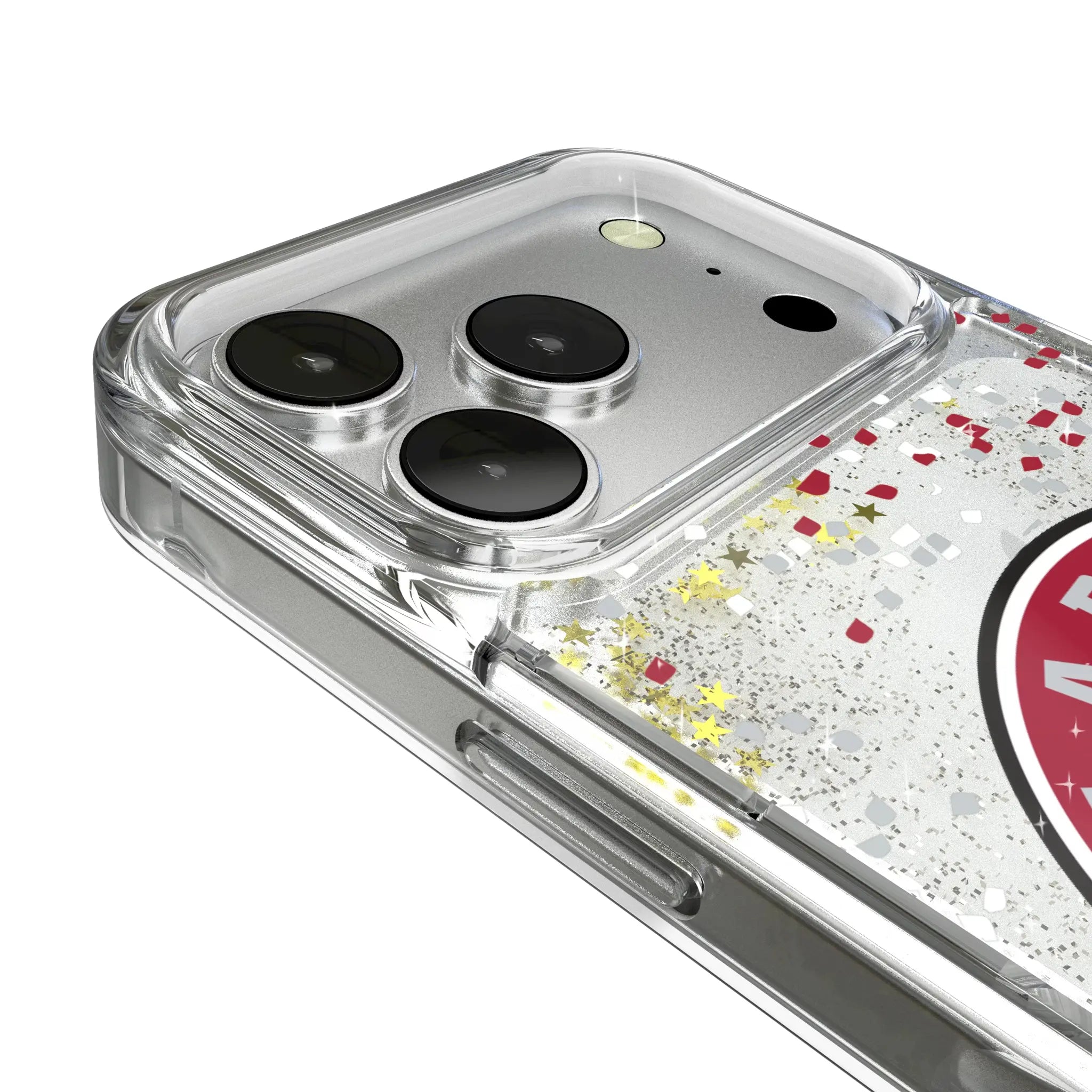 University of Alabama Crimson Tide Confetti iPhone Glitter Phone Case for Apple iPhone - Detail
