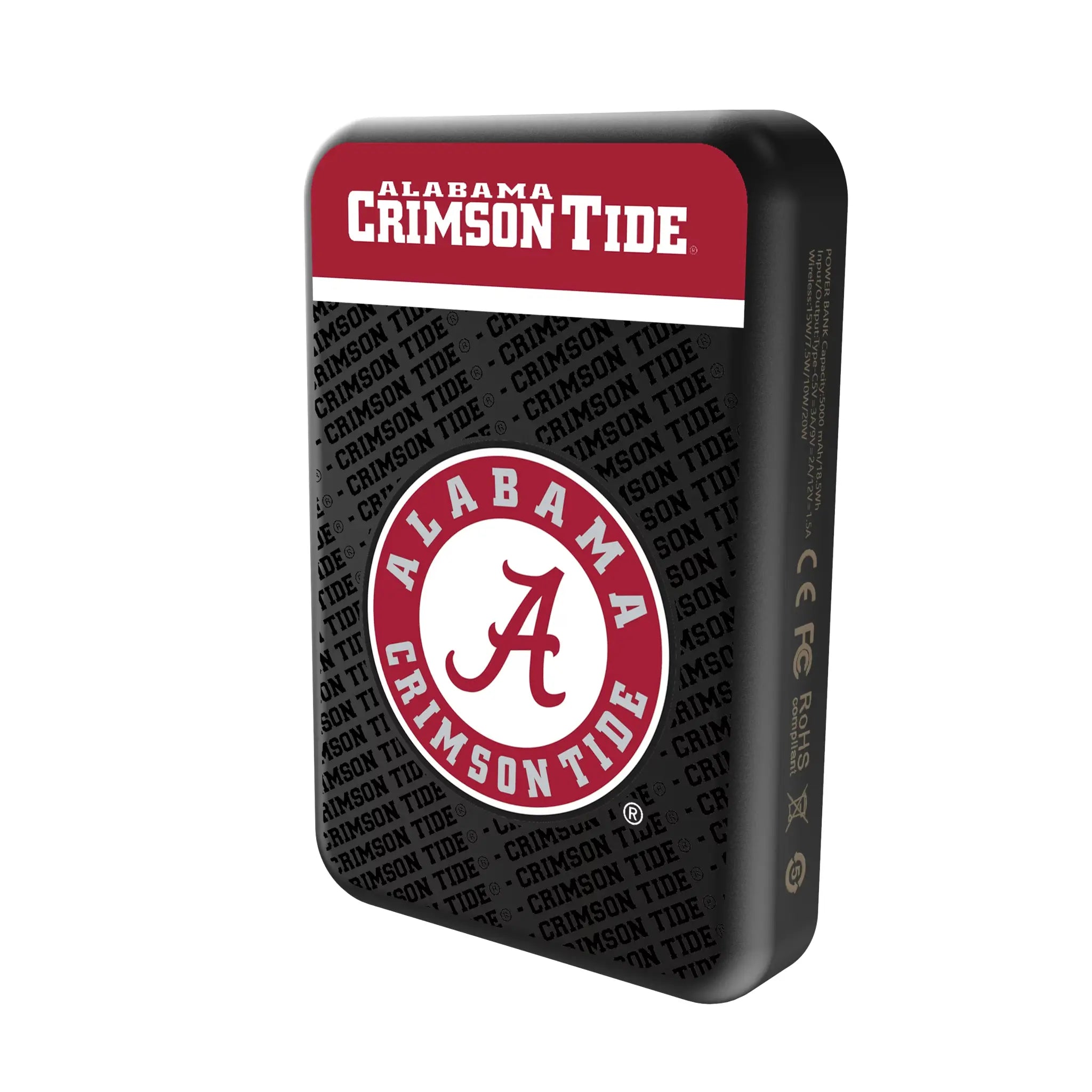 University of Alabama Crimson Tide Endzone Plus Wireless Mag Power Bank
