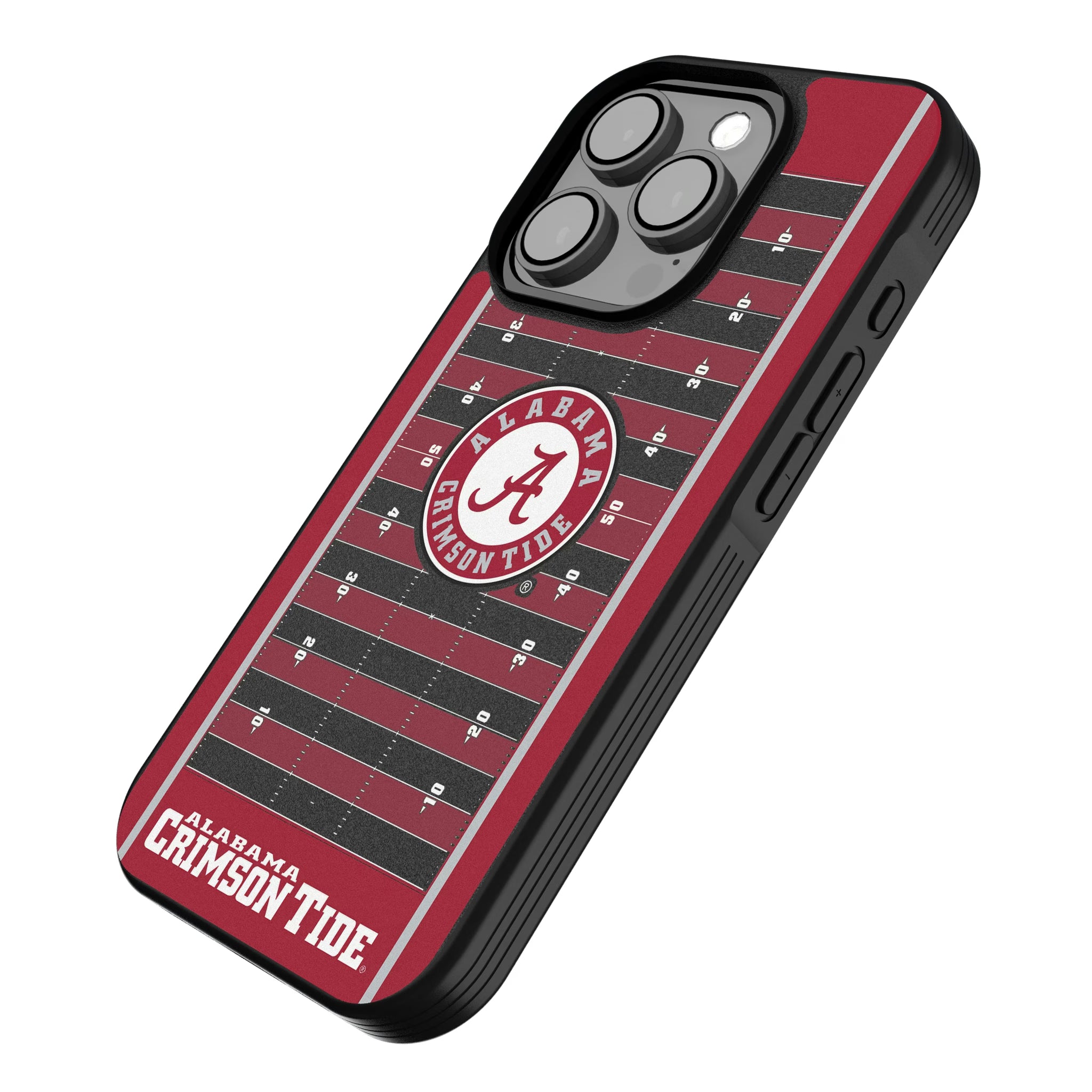 University of Alabama Crimson Tide Field iPhone Bump Phone Case for Apple iPhone - Isometric View