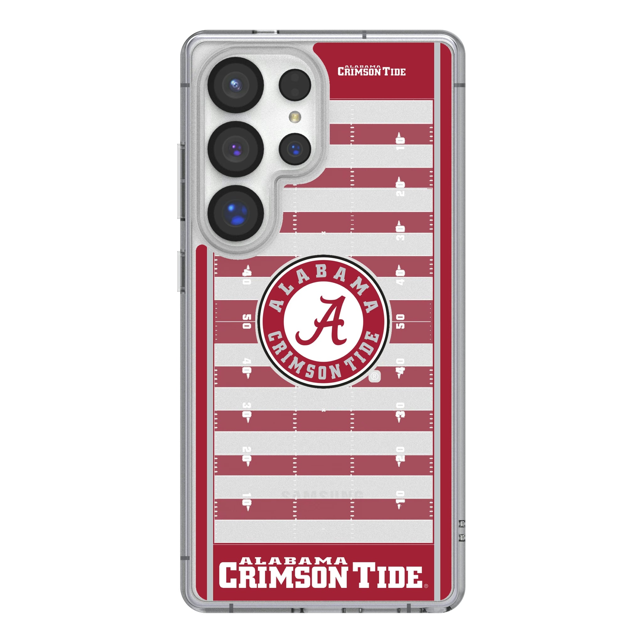 University of Alabama Crimson Tide Field Galaxy Clear Phone Case for Samsung Galaxy