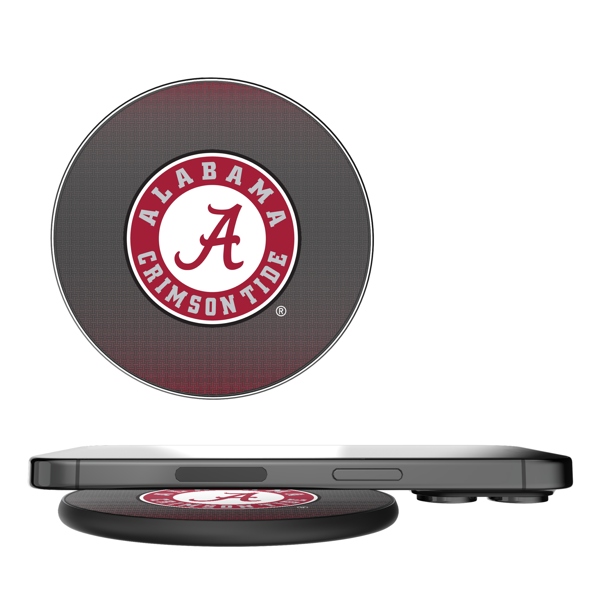 University of Alabama Crimson Tide Linen 15-Watt Wireless Charger