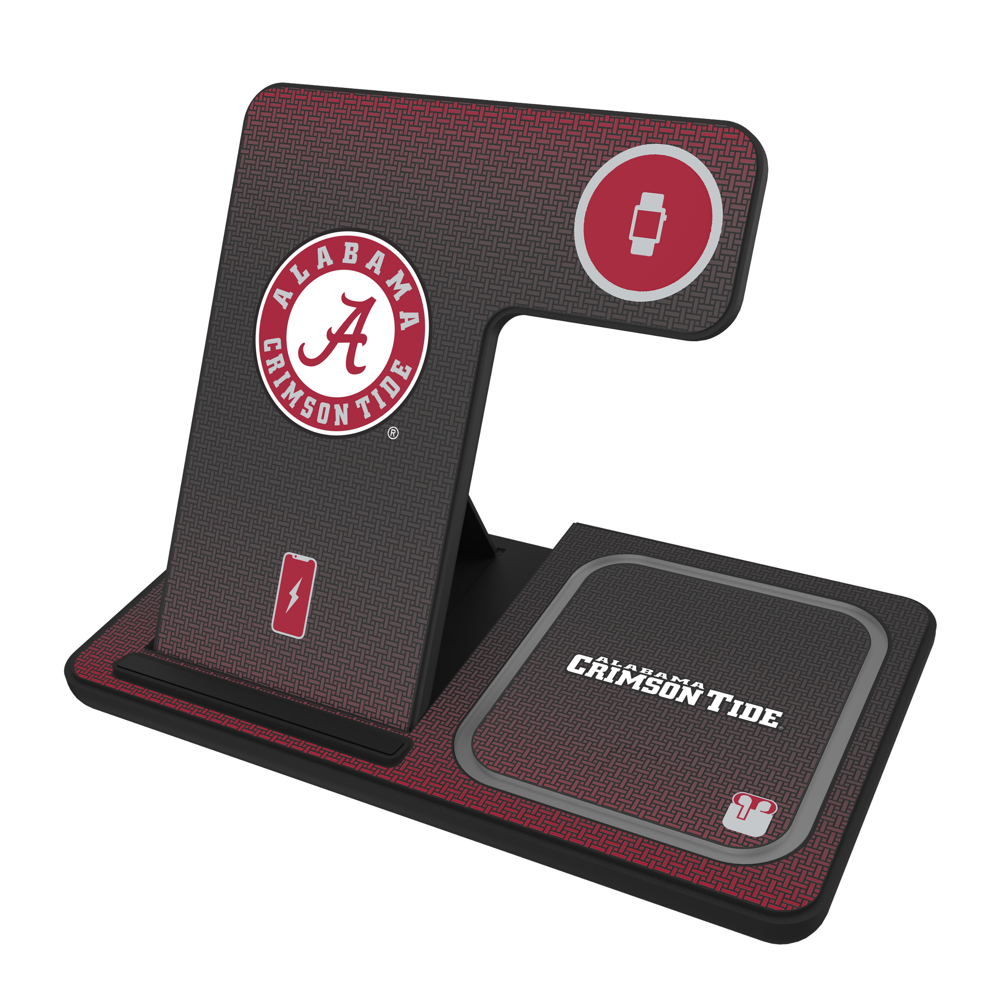 University of Alabama Crimson Tide Linen 3 in 1 Charging Station