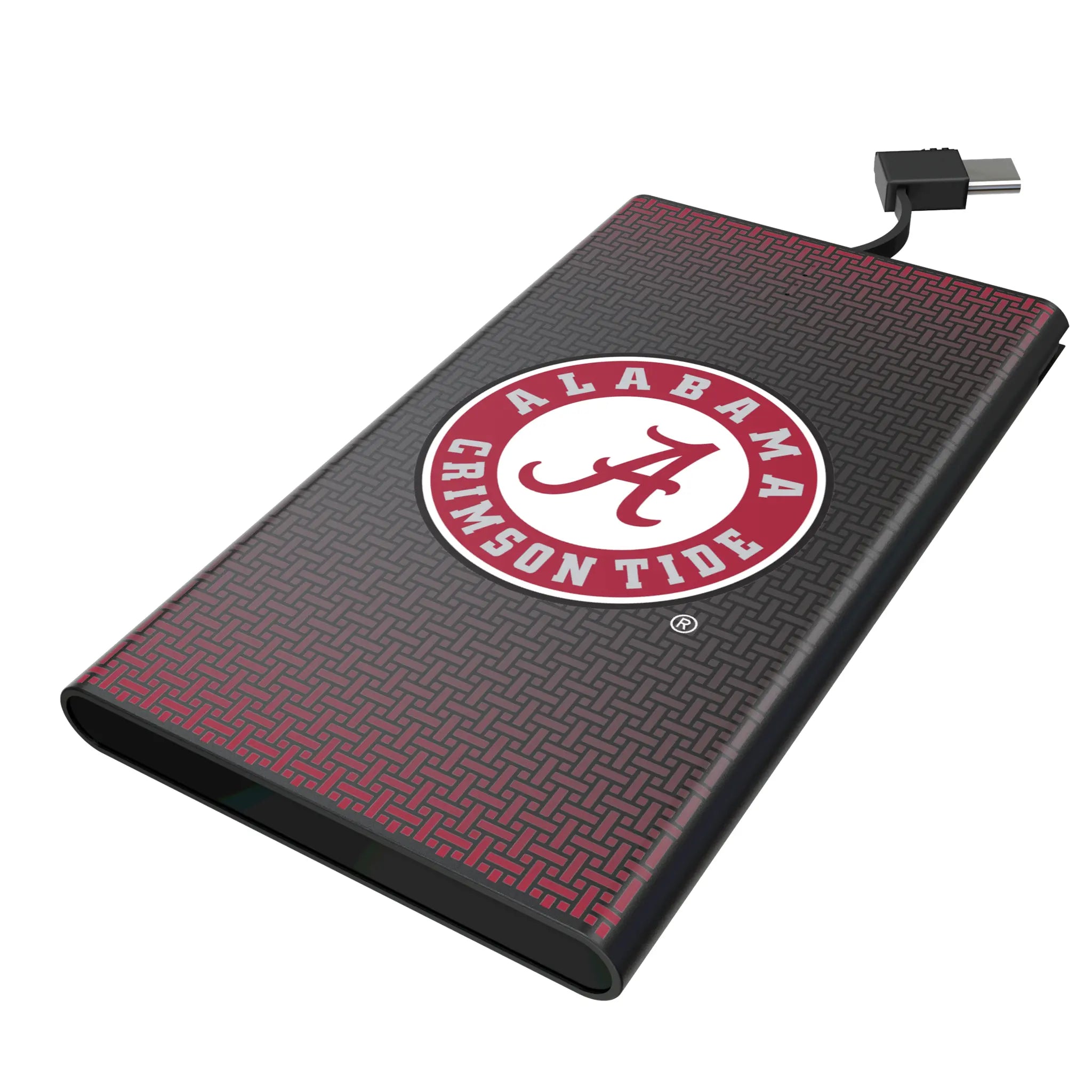 University of Alabama Crimson Tide Linen 5000mAh Flat Power Bank