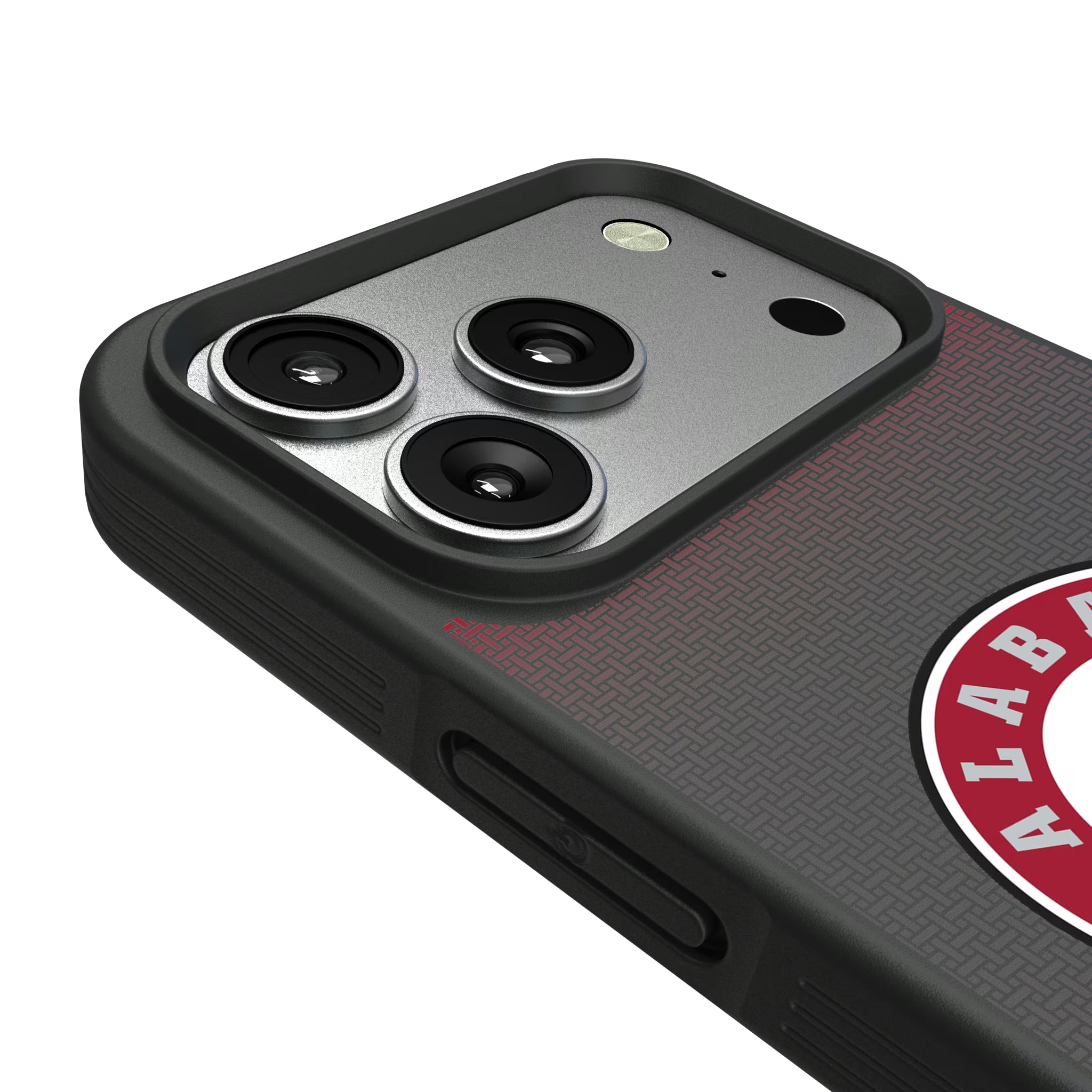 University of Alabama Crimson Tide Linen iPhone Bump Phone Case for Apple iPhone - Detail#Device_iPhone 17 Pro