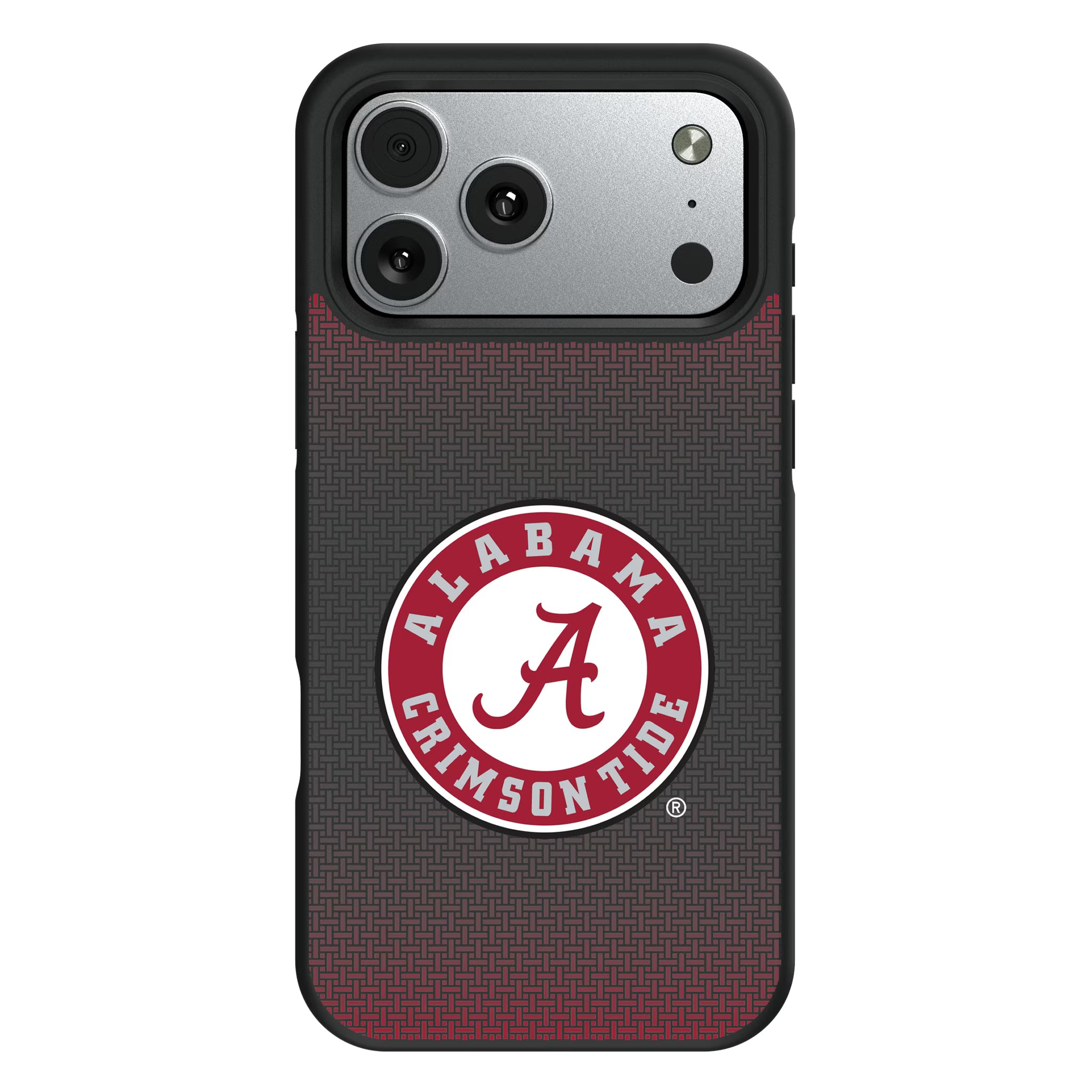 University of Alabama Crimson Tide Linen iPhone Bump Phone Case for Apple iPhone#Device_iPhone 17 Pro Max