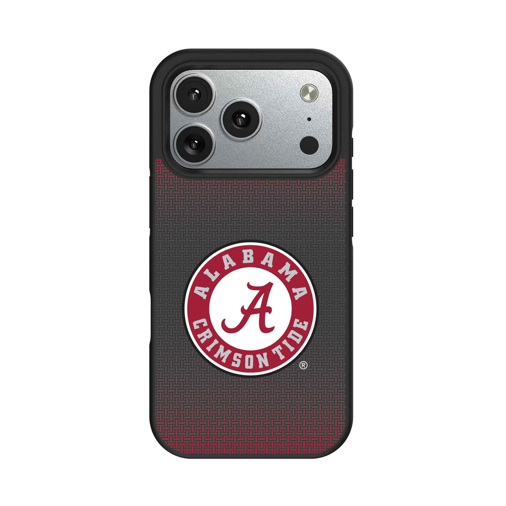 University of Alabama Crimson Tide Linen iPhone Bump Phone Case for Apple iPhone#Device_iPhone 17 Pro
