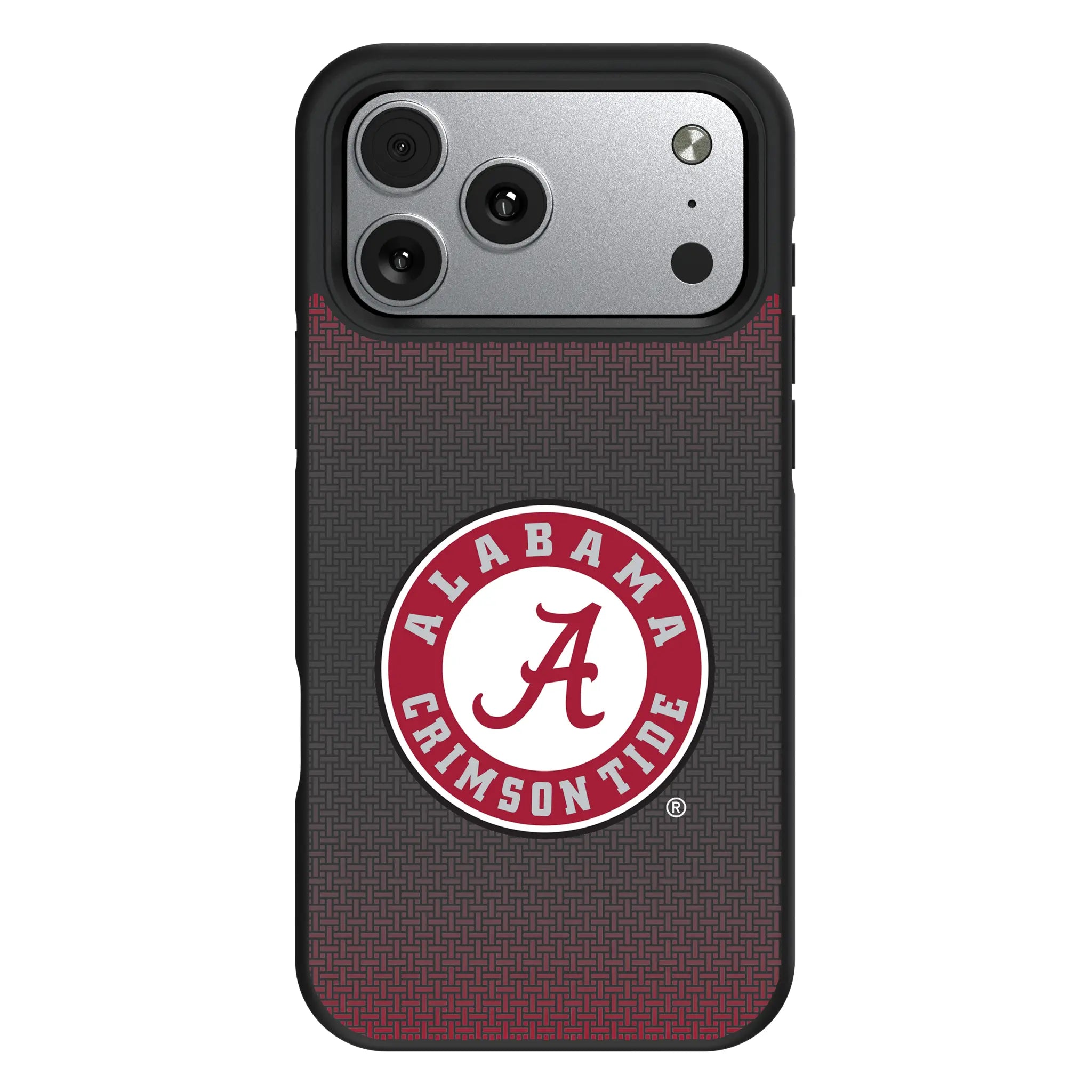 University of Alabama Crimson Tide Linen iPhone Bump Phone Case for Apple iPhone#Device_iPhone 17 Pro Max