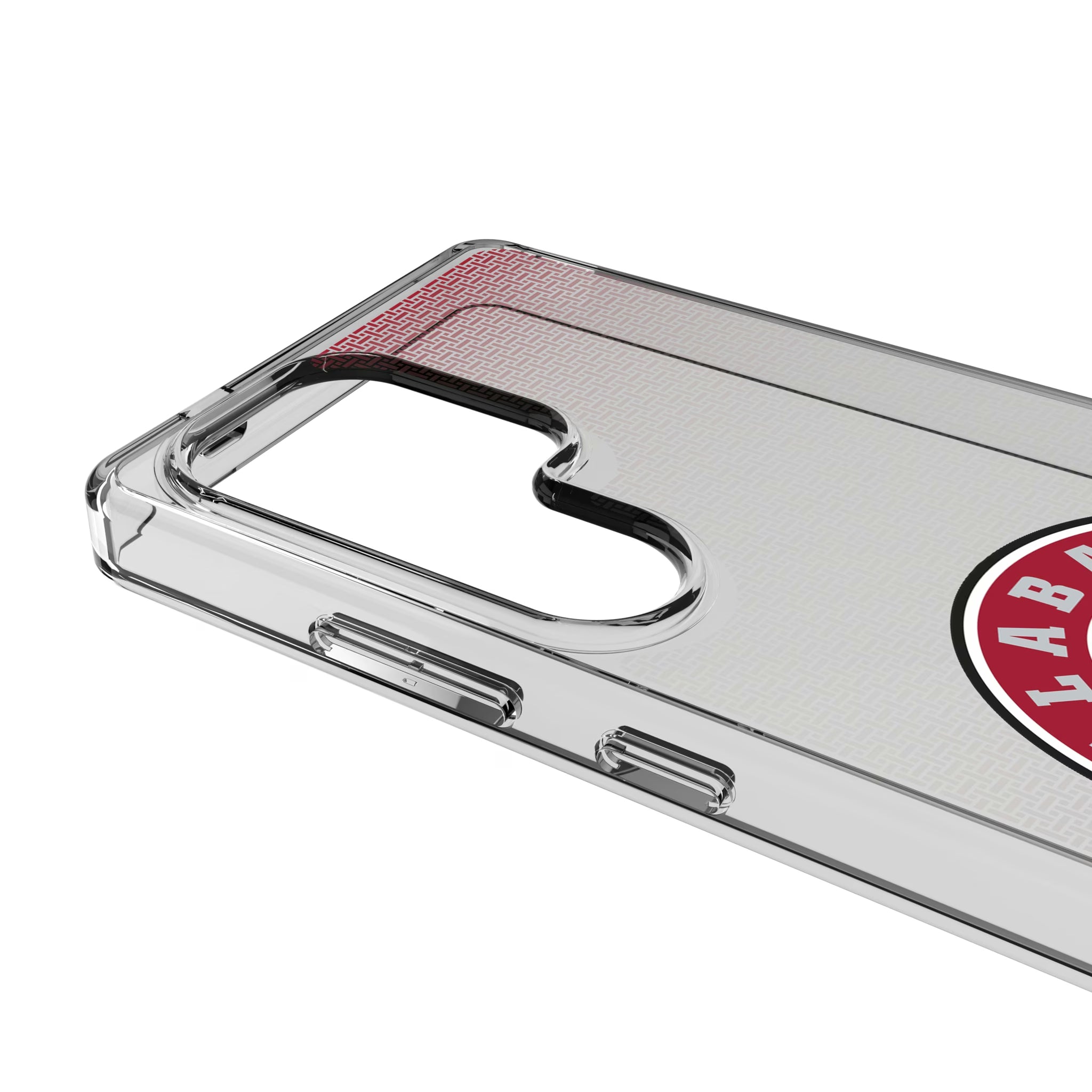 University of Alabama Crimson Tide Linen Galaxy Clear Phone Case for Samsung Galaxy - Detail