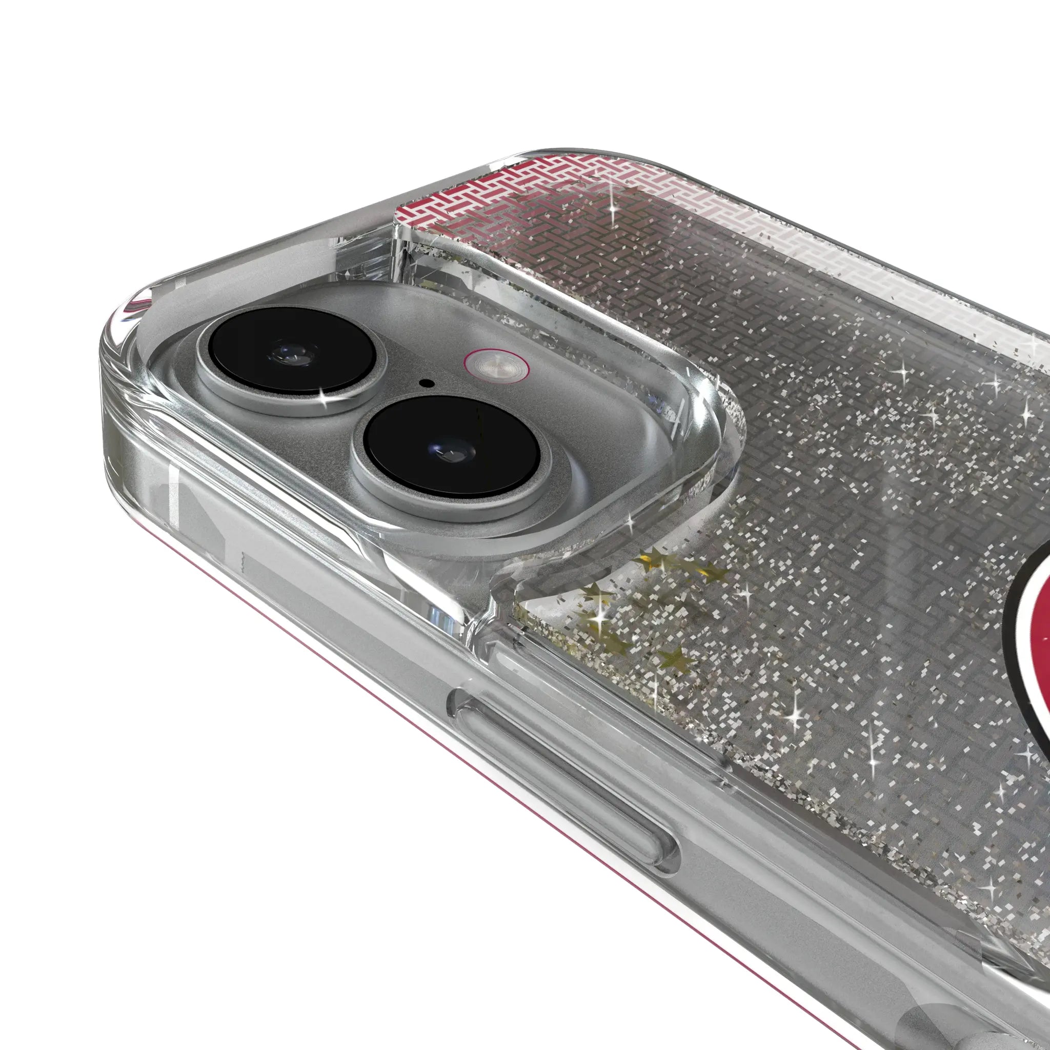 University of Alabama Crimson Tide Linen iPhone Glitter Phone Case for Apple iPhone - Detail