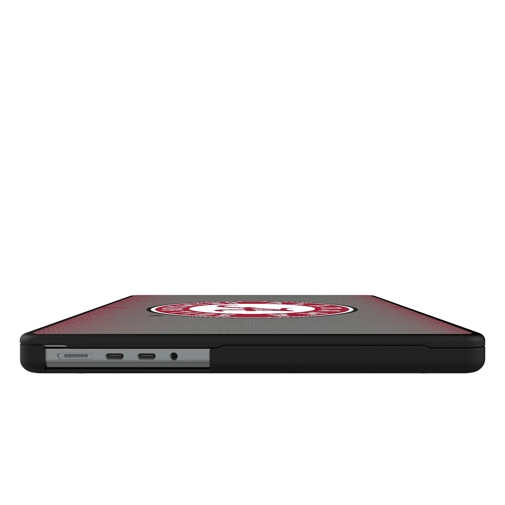 University of Alabama Crimson Tide Linen MacBook Laptop Case for Apple MacBook#Device_MacBook Pro (14-inch, 2021) / MacBook Pro (14-inch, 2023) / MacBook Pro (14-inch, 2024)